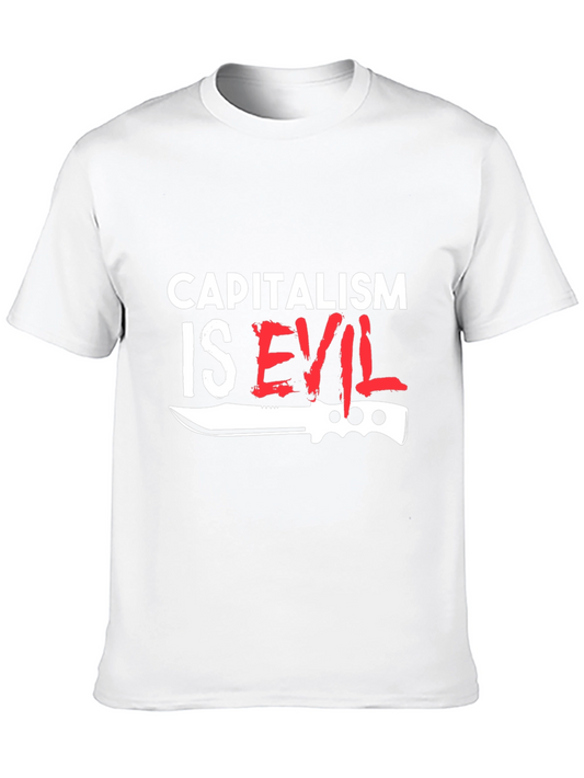 Capitalism is Evil Graphic T-Shirt