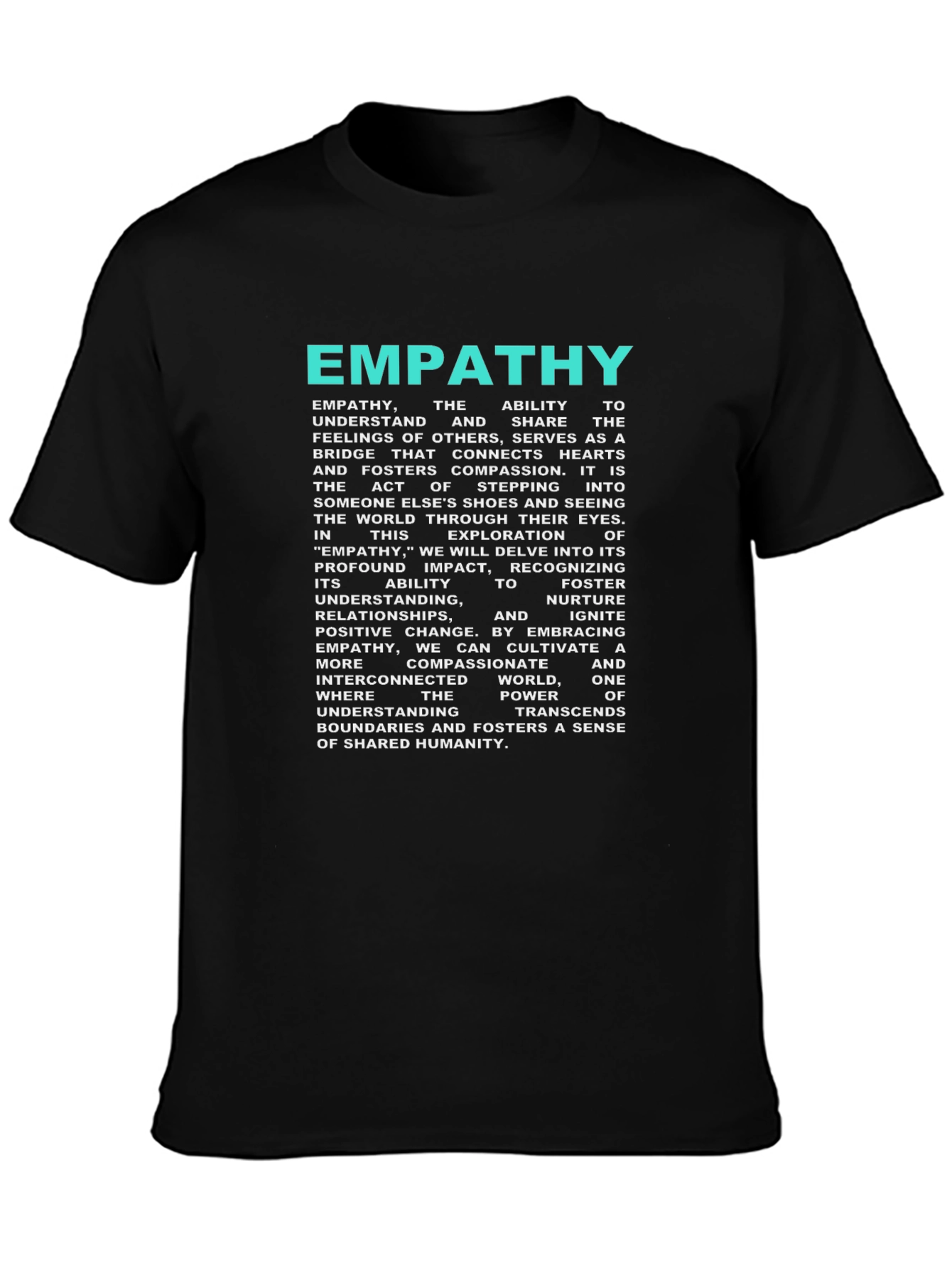 Empathy Definition Graphic Print T-Shirt