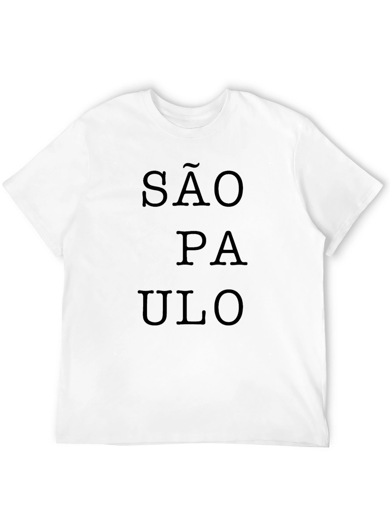 São Paulo Black Graphic Tee