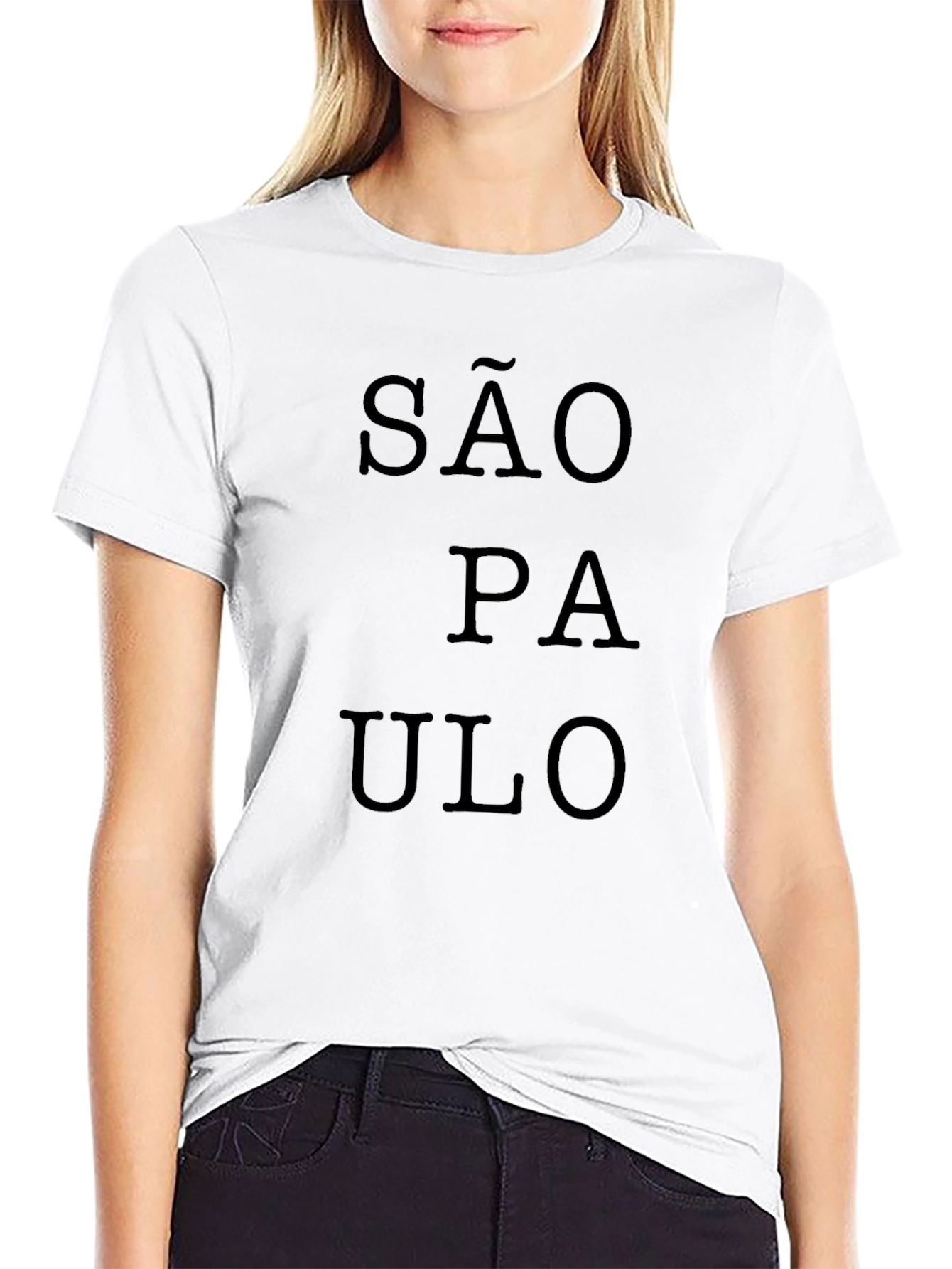 São Paulo Black Graphic Tee