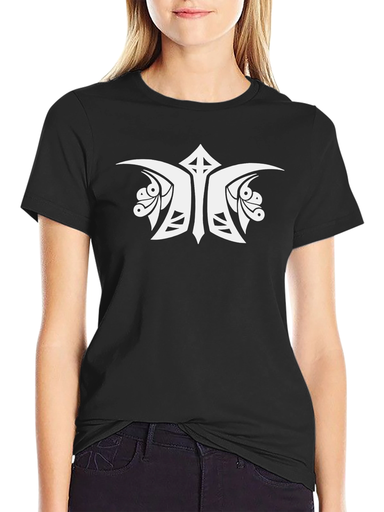 Tribal Graphic Black T-Shirt