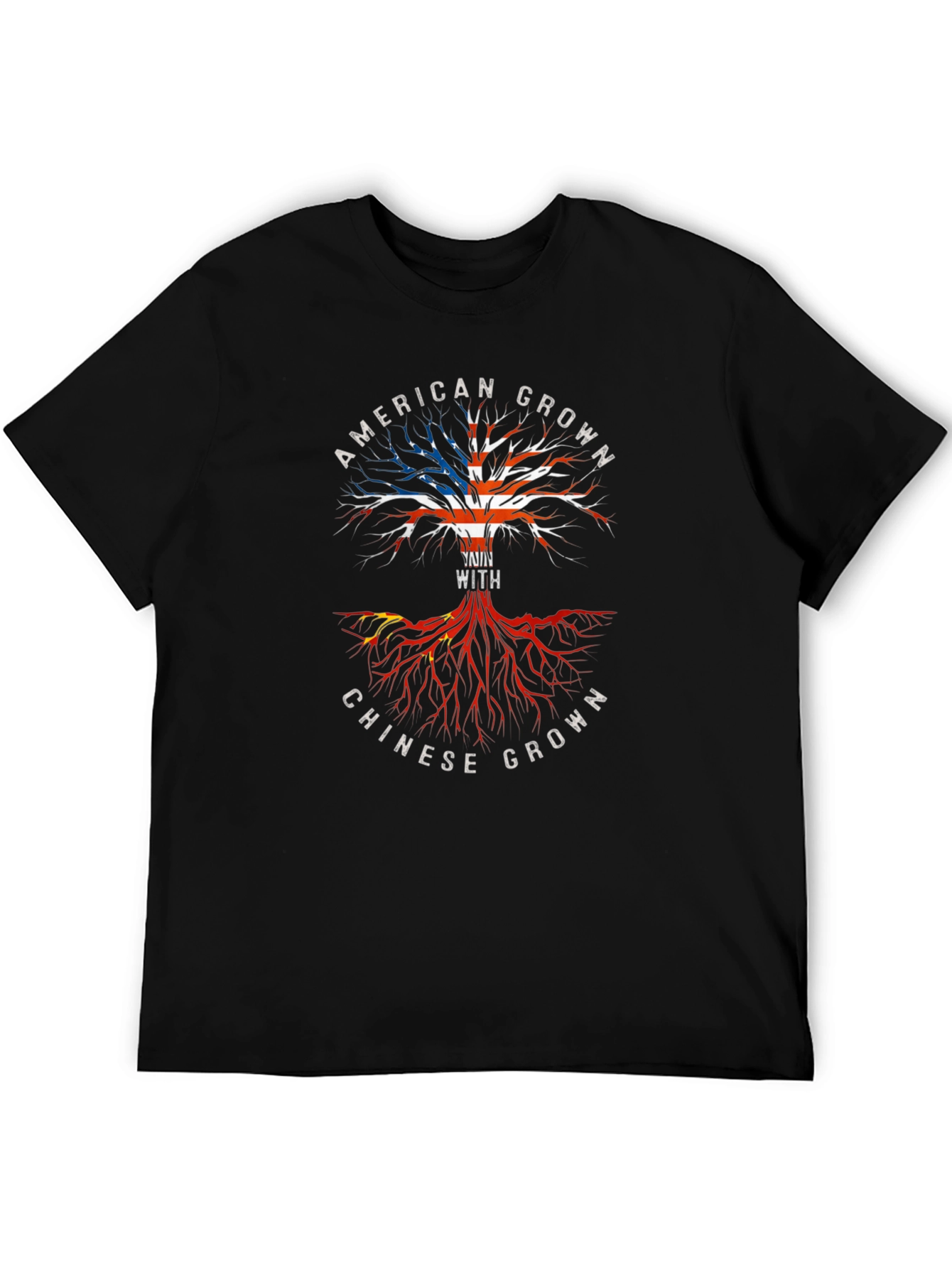 American Grown Chinese Grown Graphic Tee