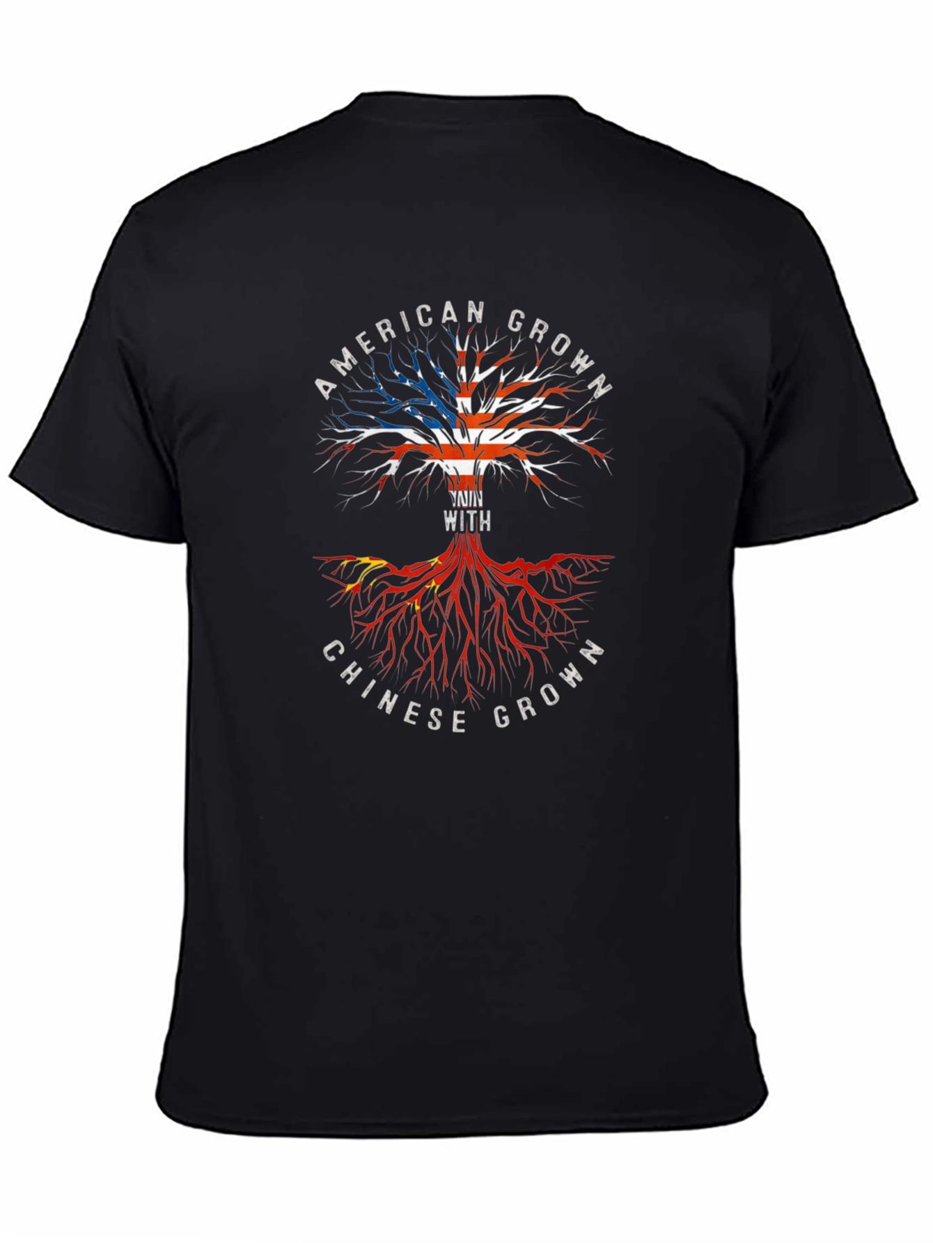 American Grown Chinese Grown Graphic Tee