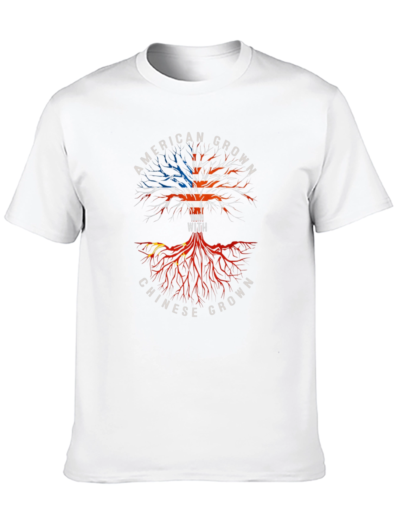 American Grown Chinese Grown Graphic Tee