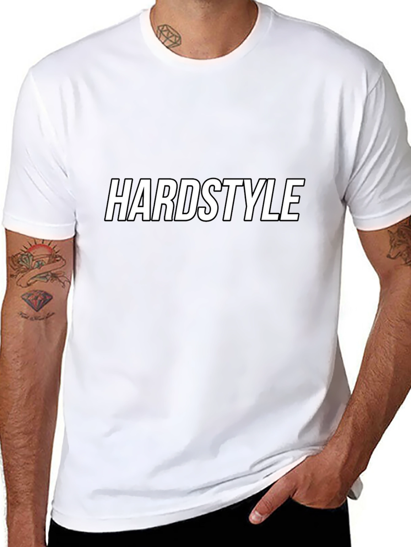 Hardstyle Black T-Shirt EDM Music Festival Apparel