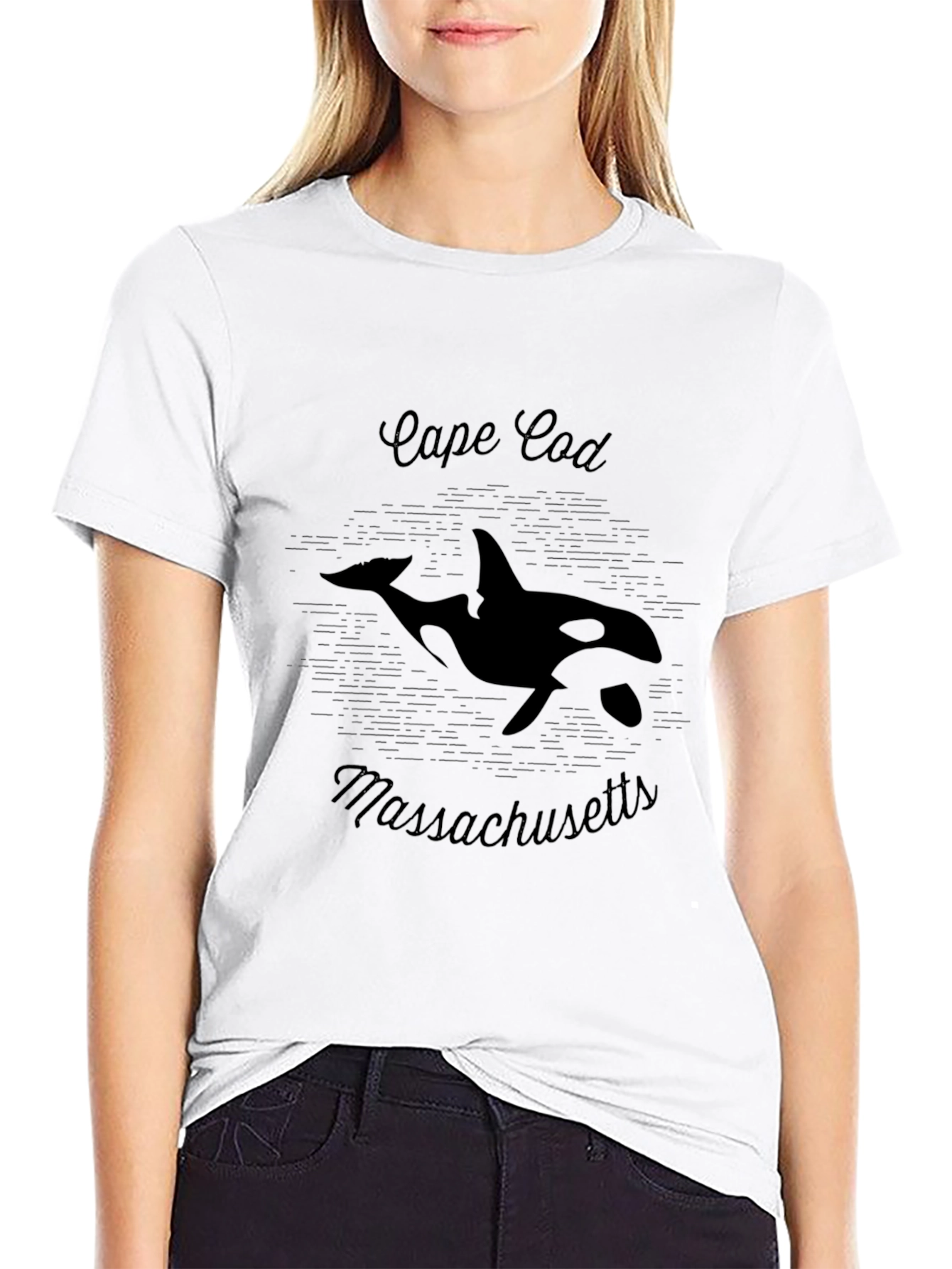 Cape Cod Massachusetts Orca T-Shirt