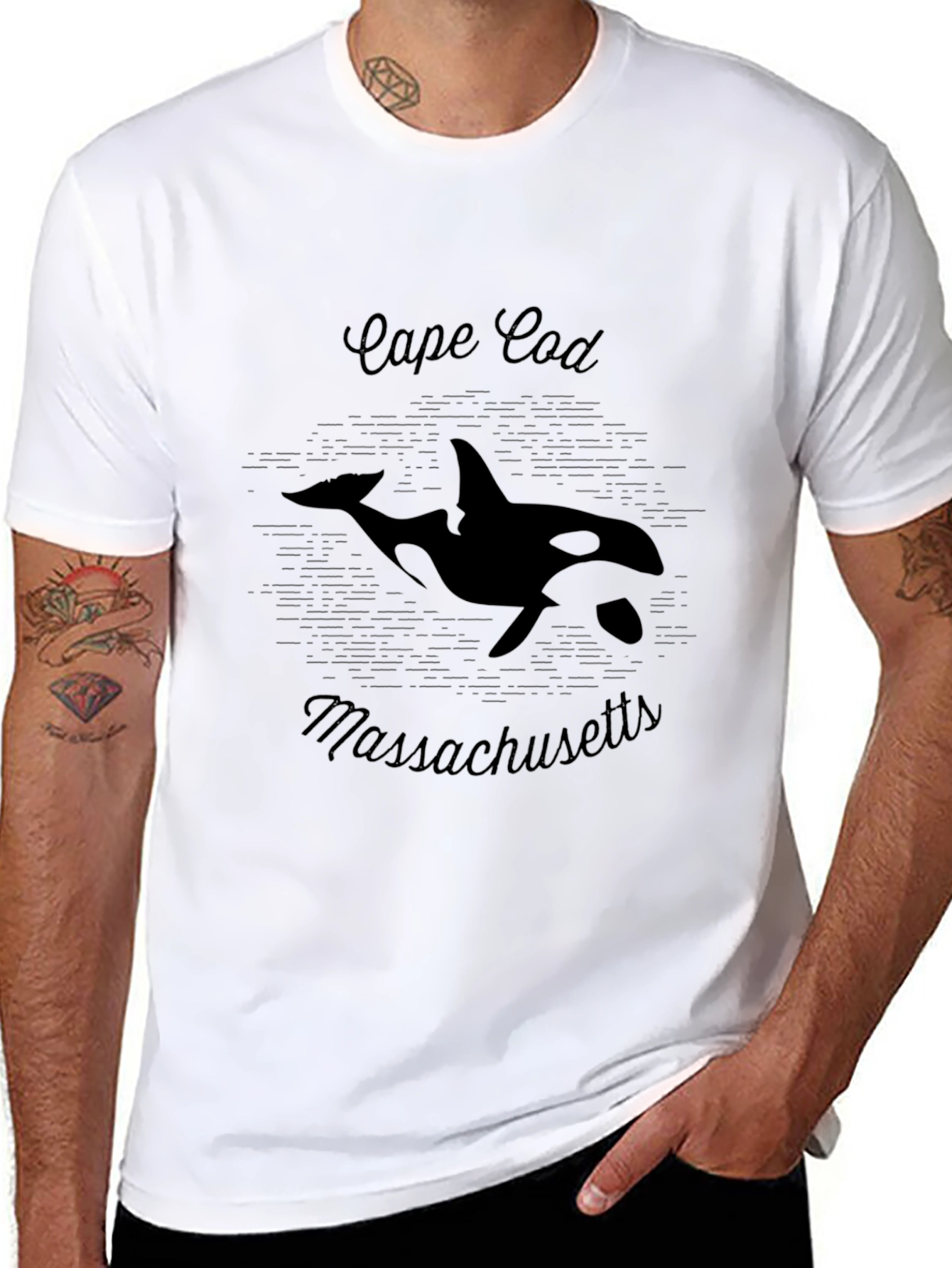 Cape Cod Massachusetts Orca T-Shirt