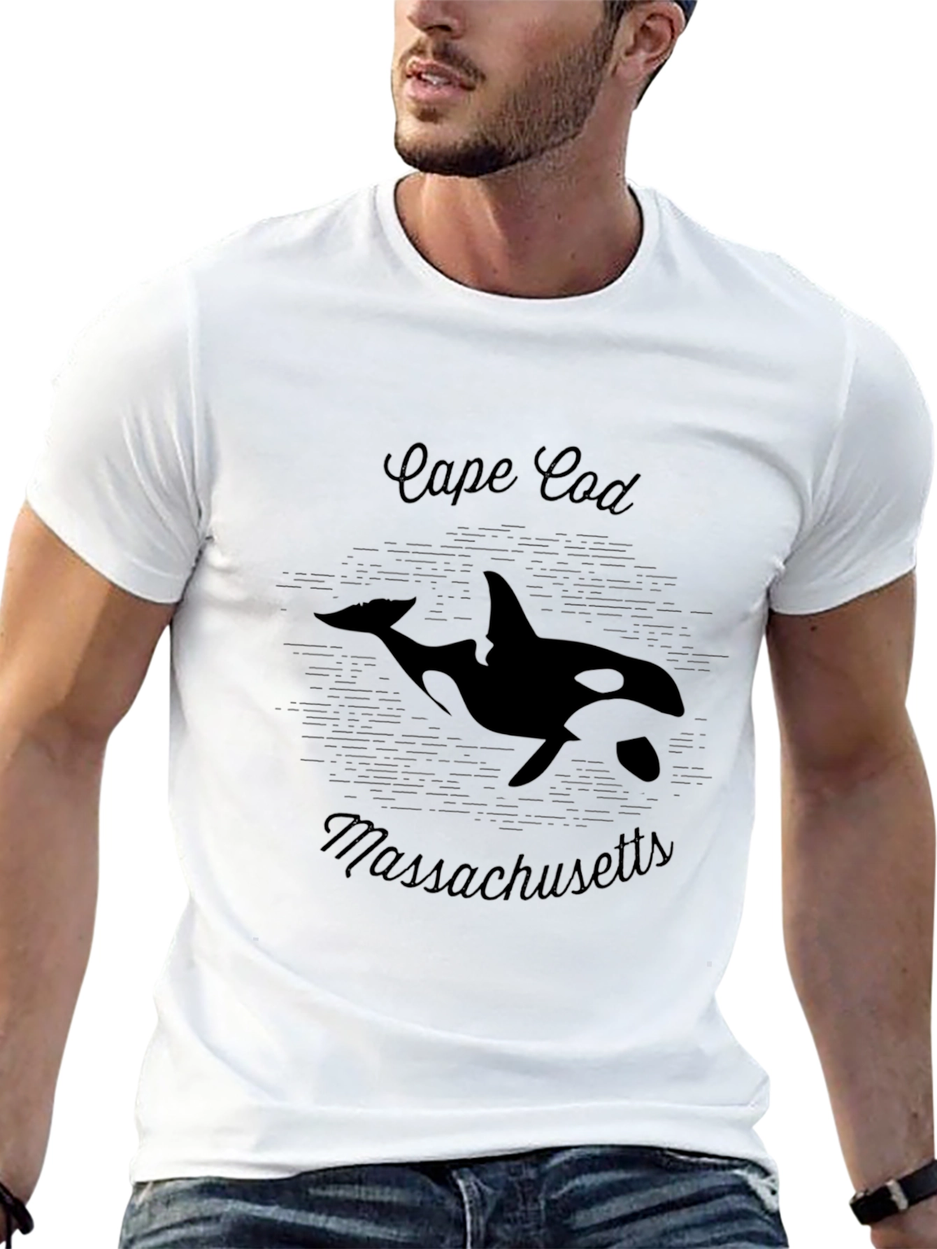 Cape Cod Massachusetts Orca T-Shirt