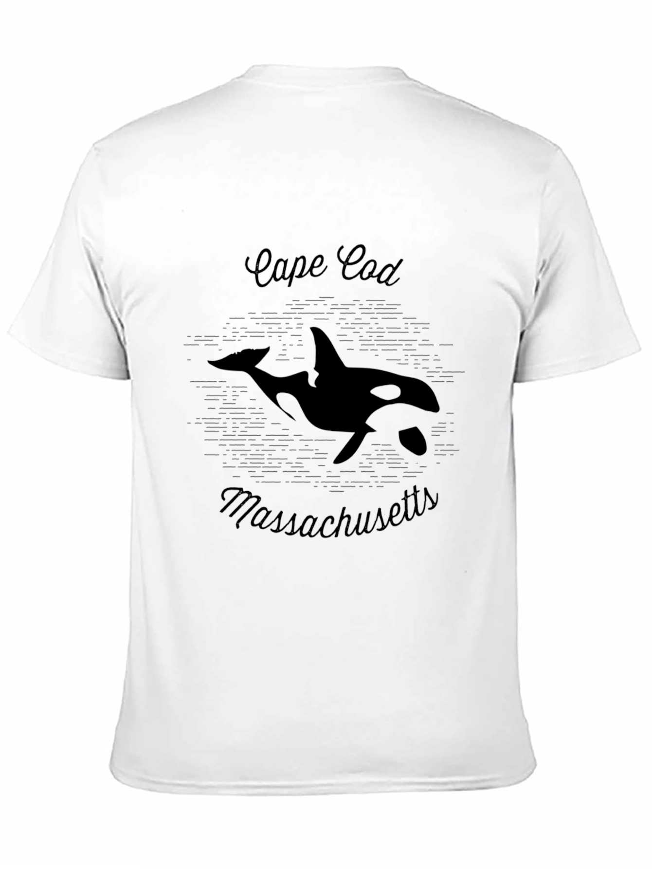 Cape Cod Massachusetts Orca T-Shirt
