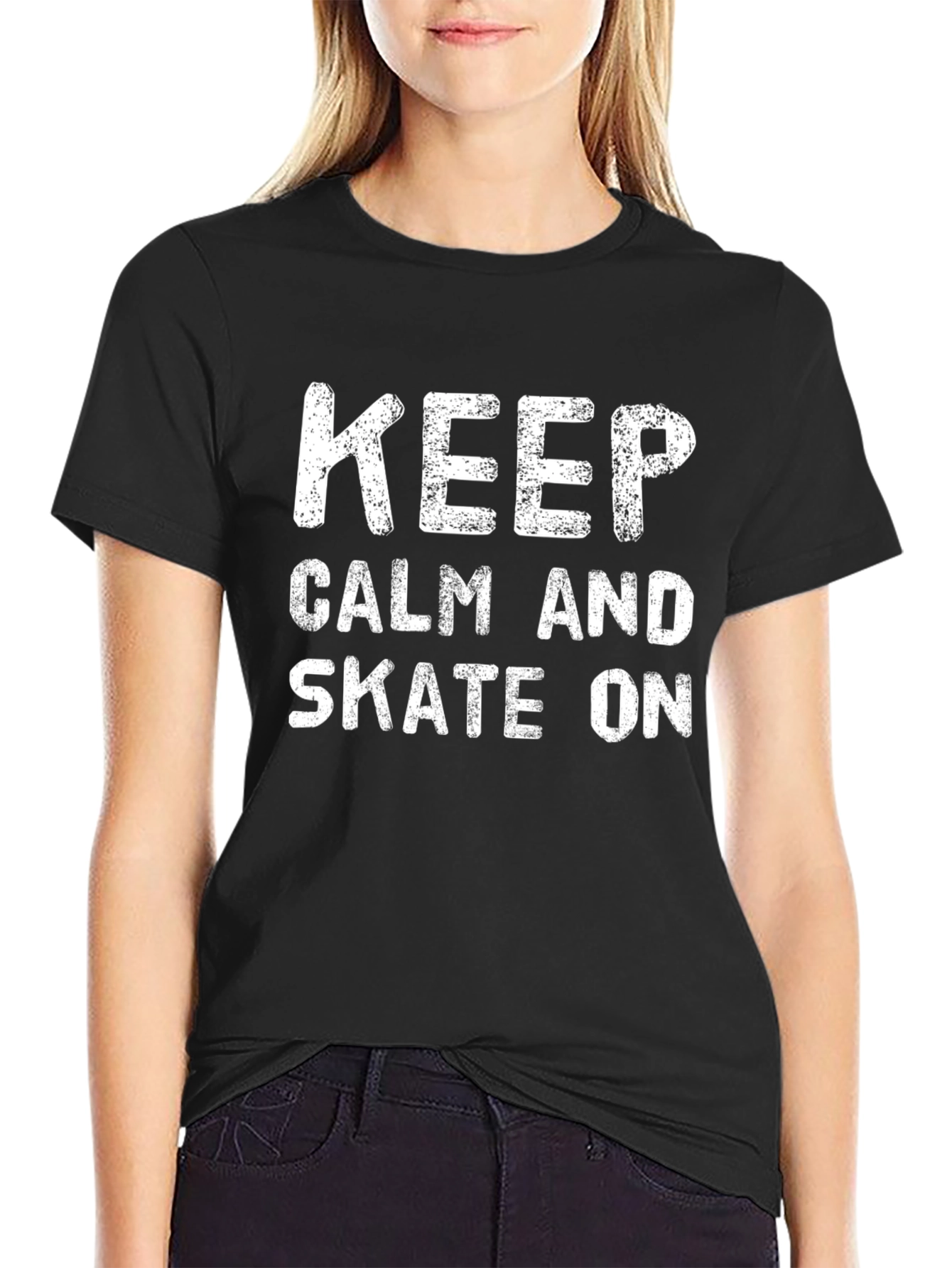 Keep Calm and Skate On T-Shirt