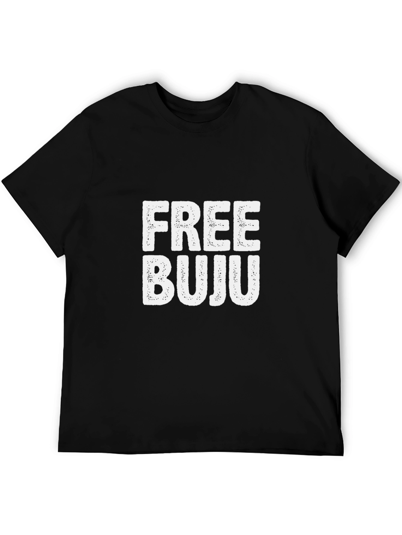 Free Buju Graphic T-Shirt - Black Crew Neck Tee