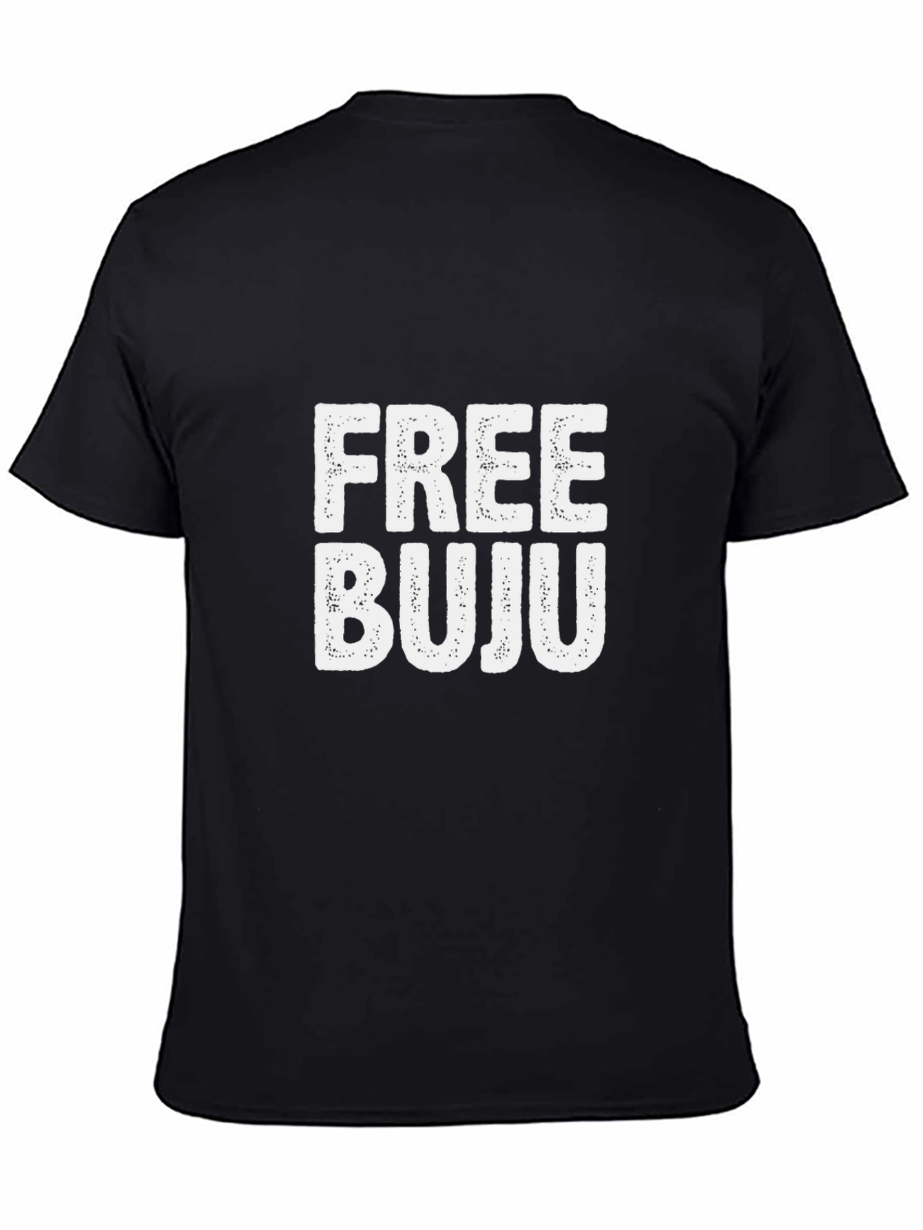 Free Buju Graphic T-Shirt - Black Crew Neck Tee