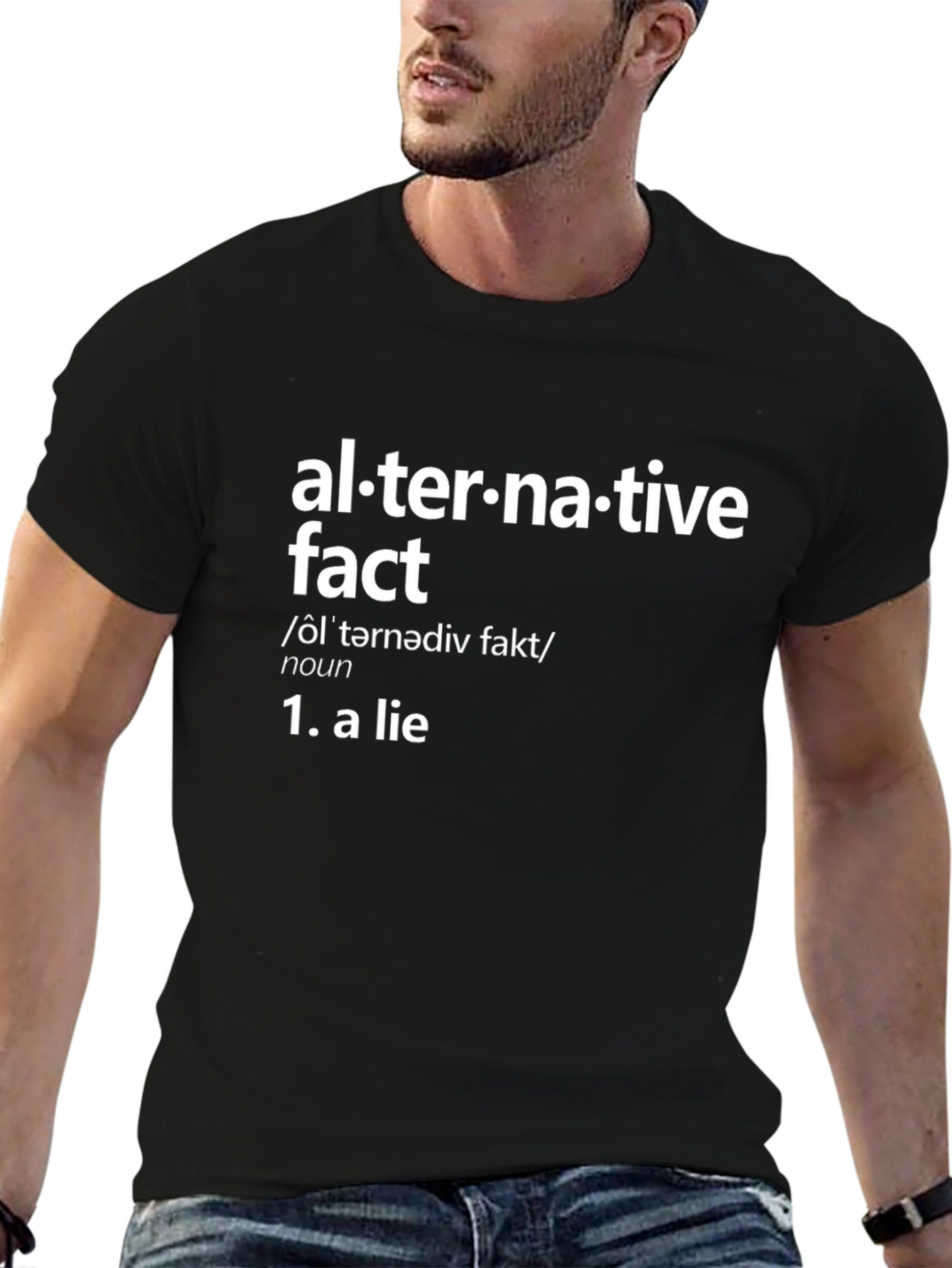 Alternative Fact Definition Black T-Shirt