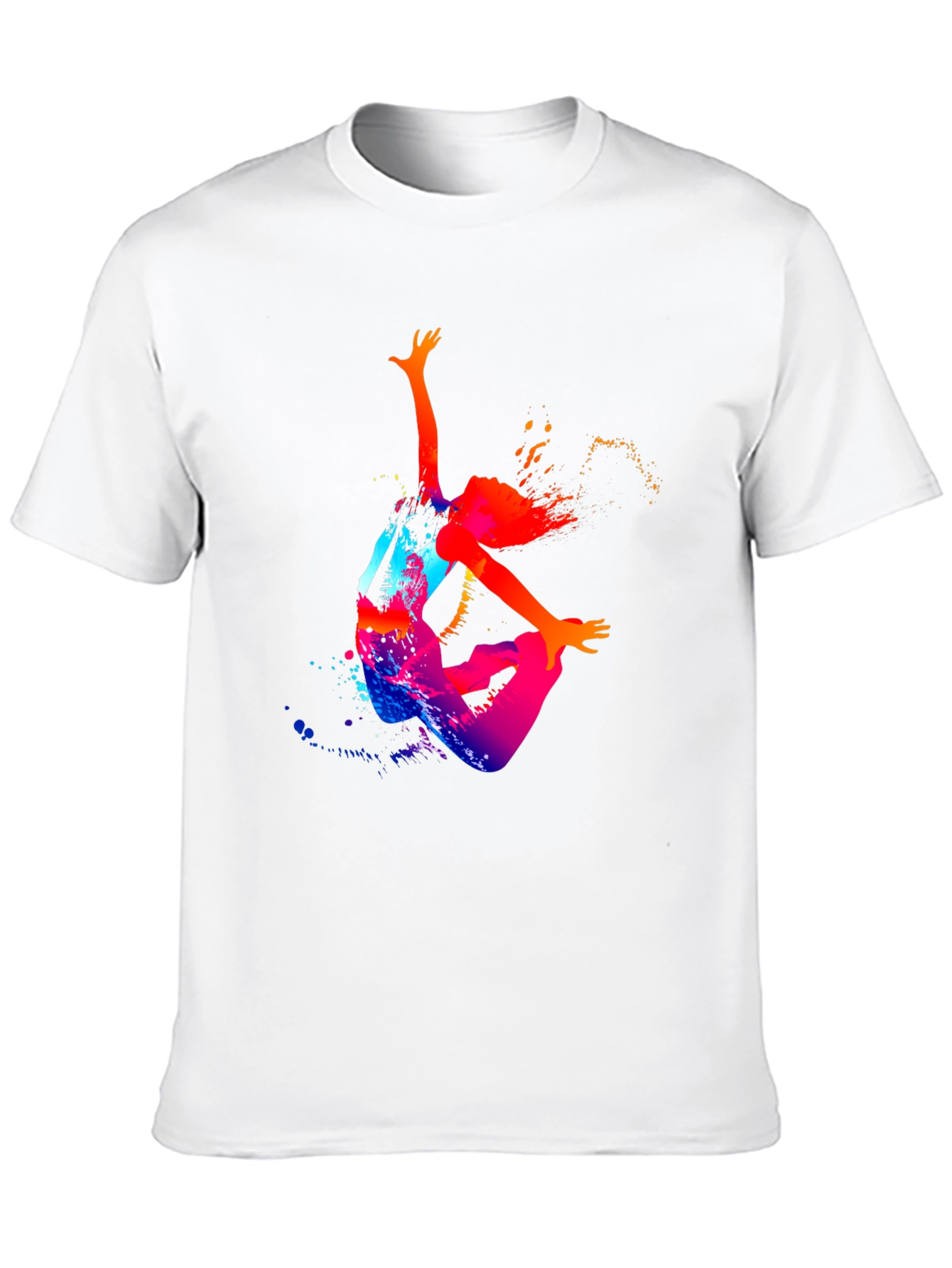 Abstract Dancer Graphic T-Shirt