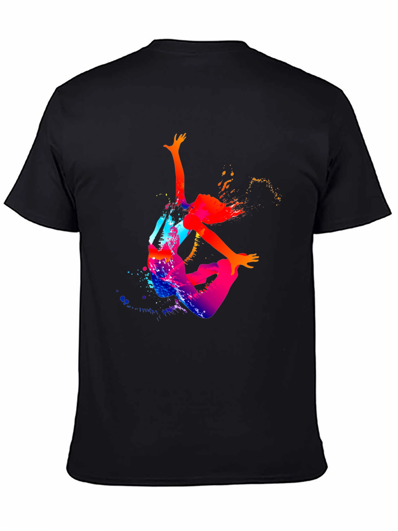 Abstract Dancer Graphic T-Shirt