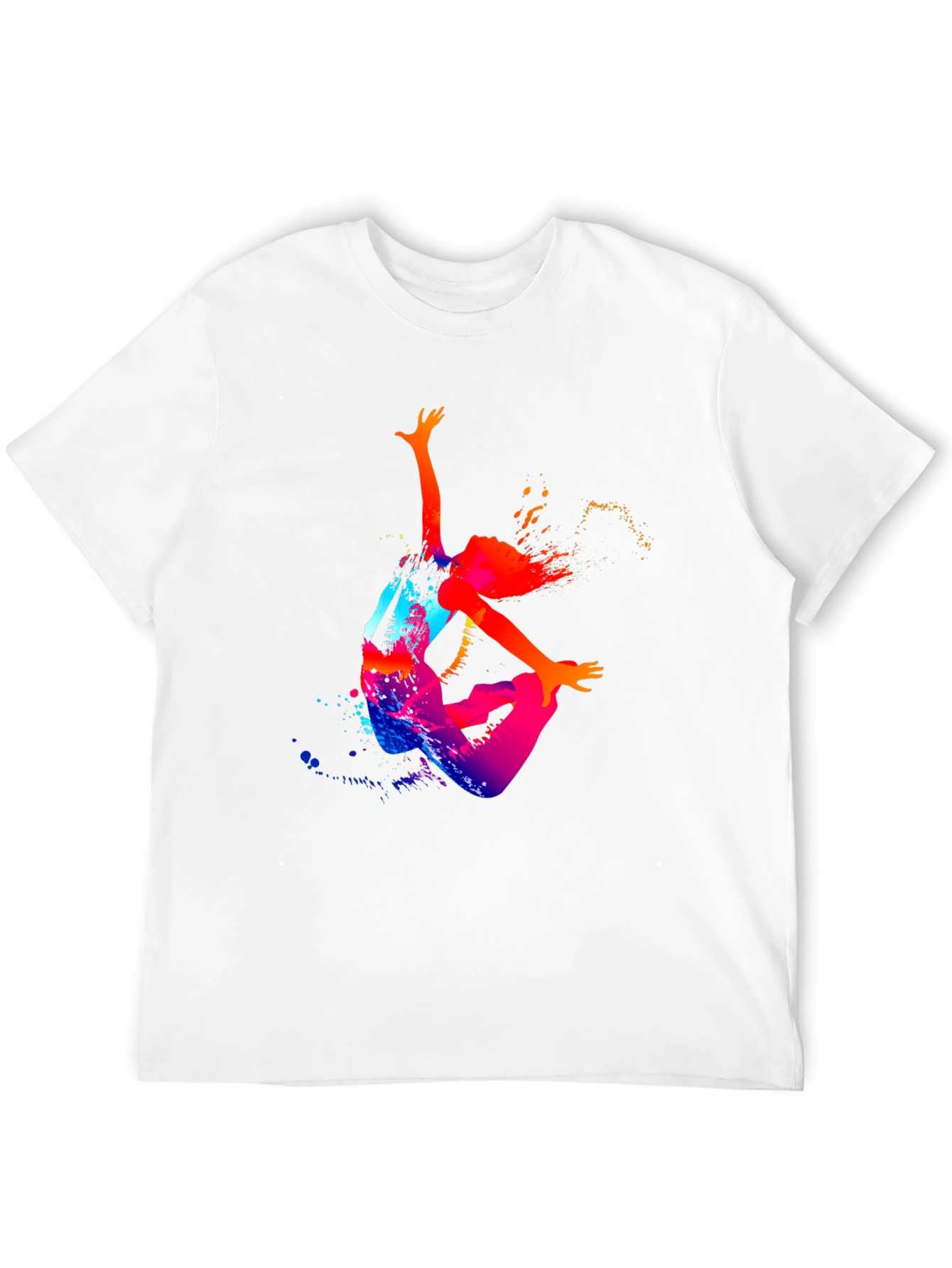 Abstract Dancer Graphic T-Shirt