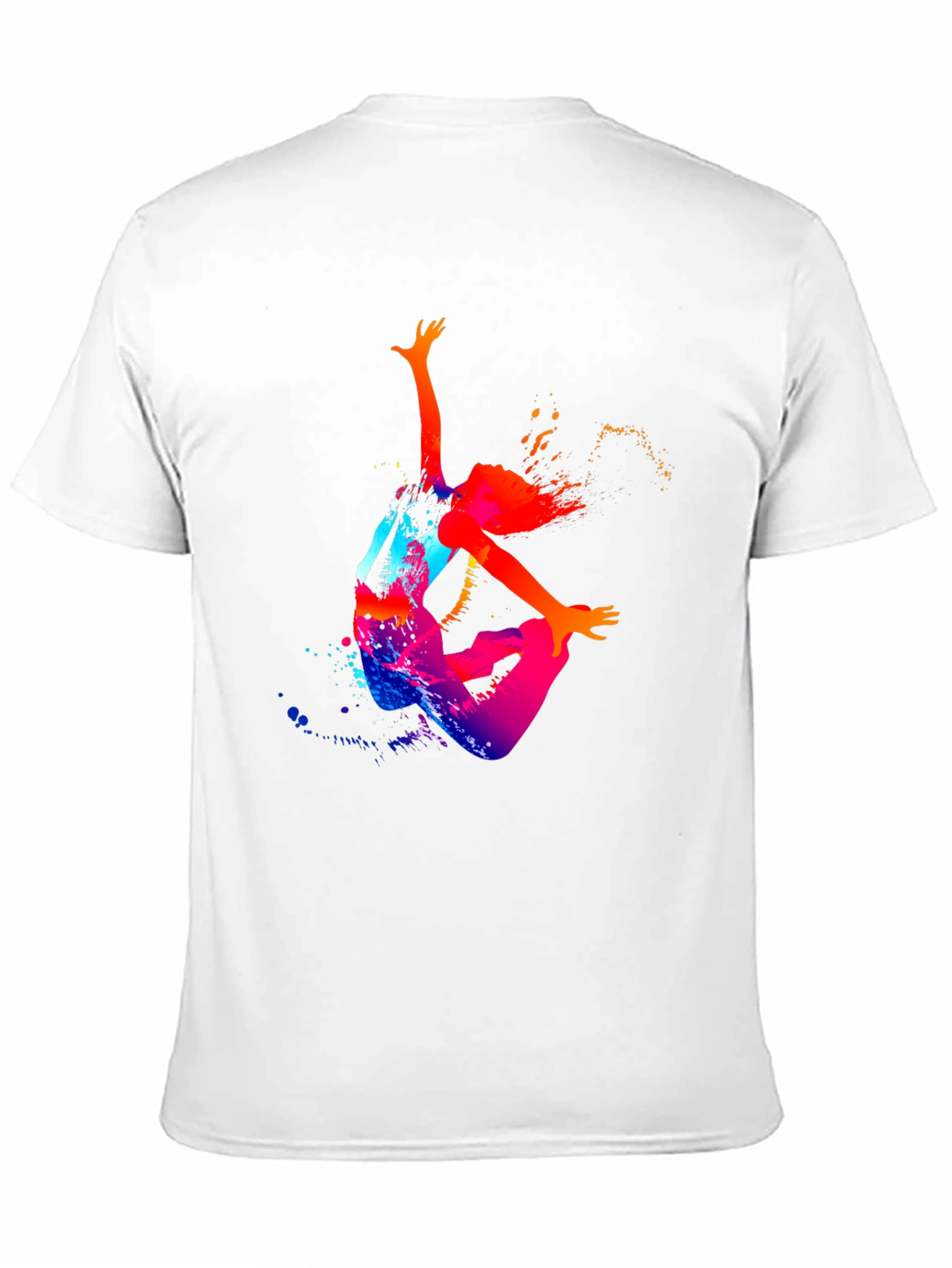 Abstract Dancer Graphic T-Shirt