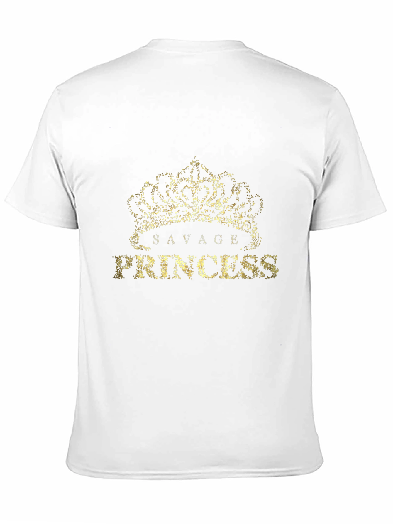Savage Princess Crown Graphic Tee - Black