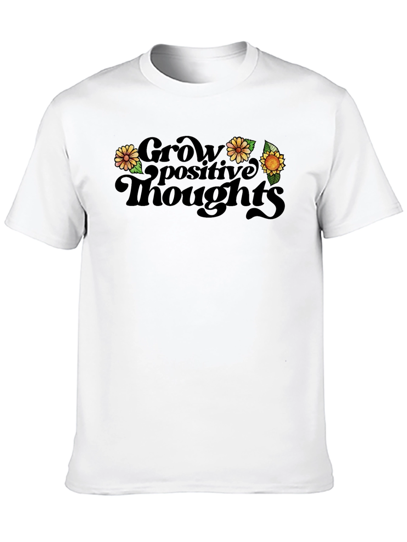 Grow Positive Thoughts Graphic Tee