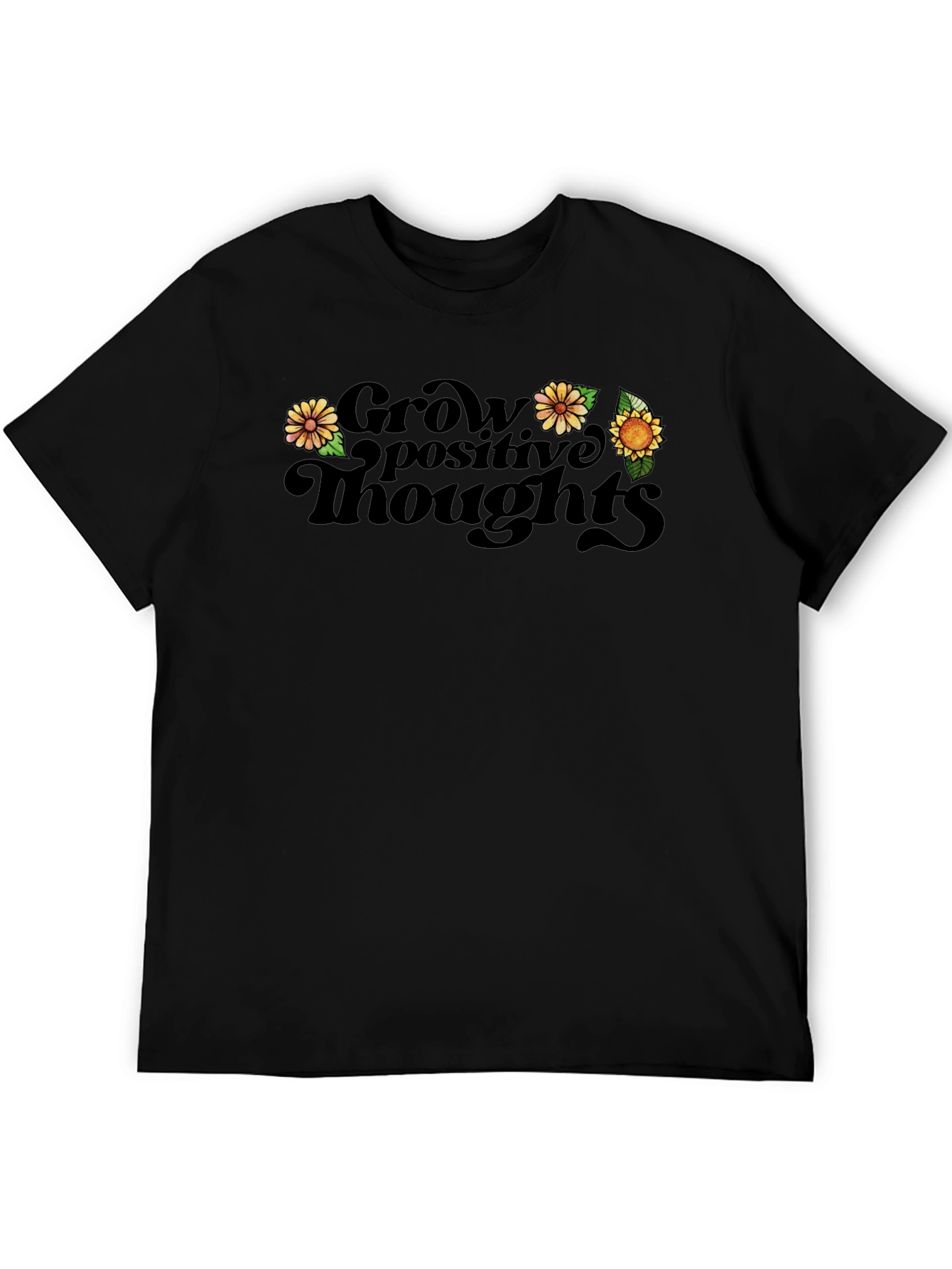 Grow Positive Thoughts Graphic Tee