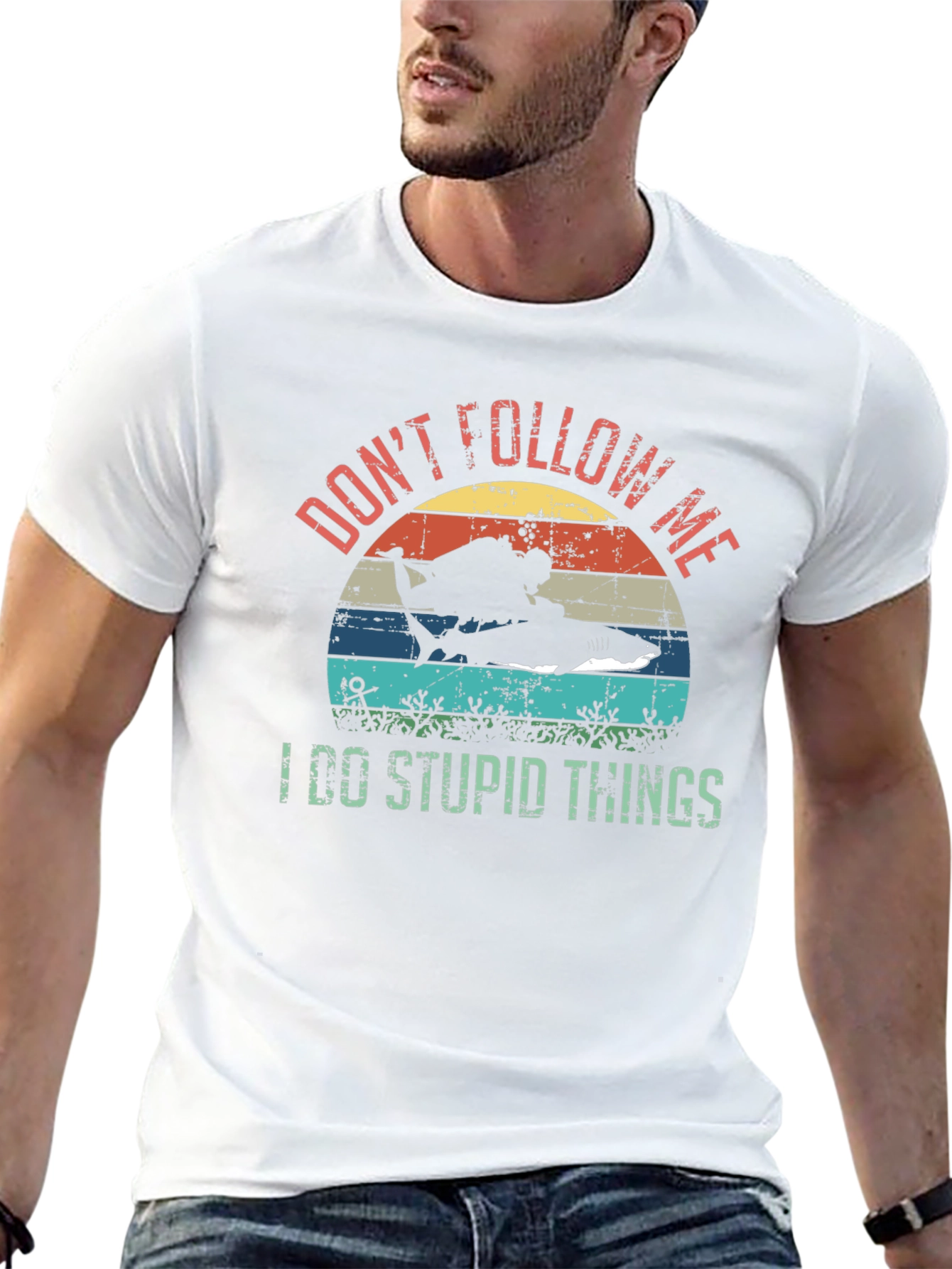 Dont Follow Me Scuba Diving T-Shirt