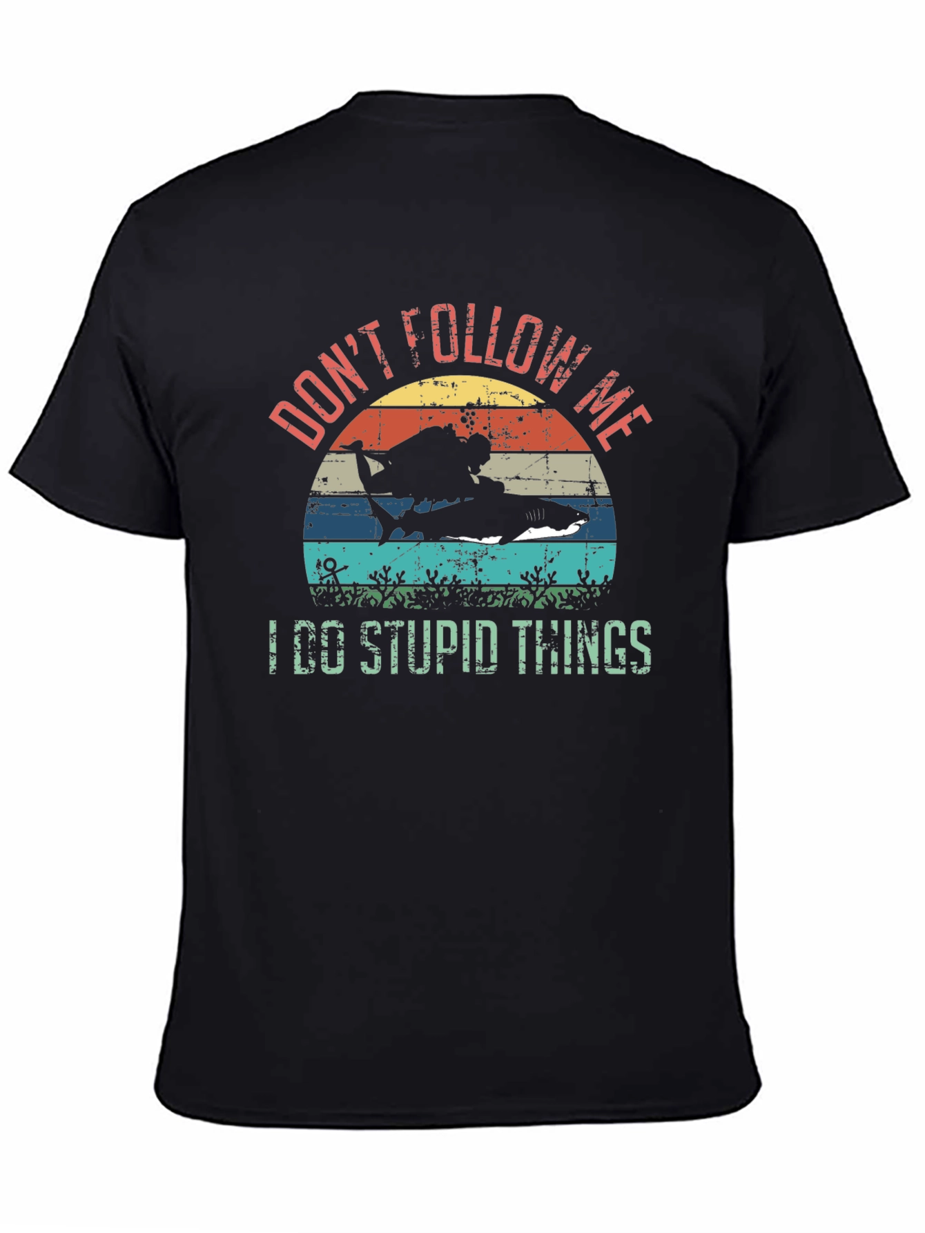 Dont Follow Me Scuba Diving T-Shirt