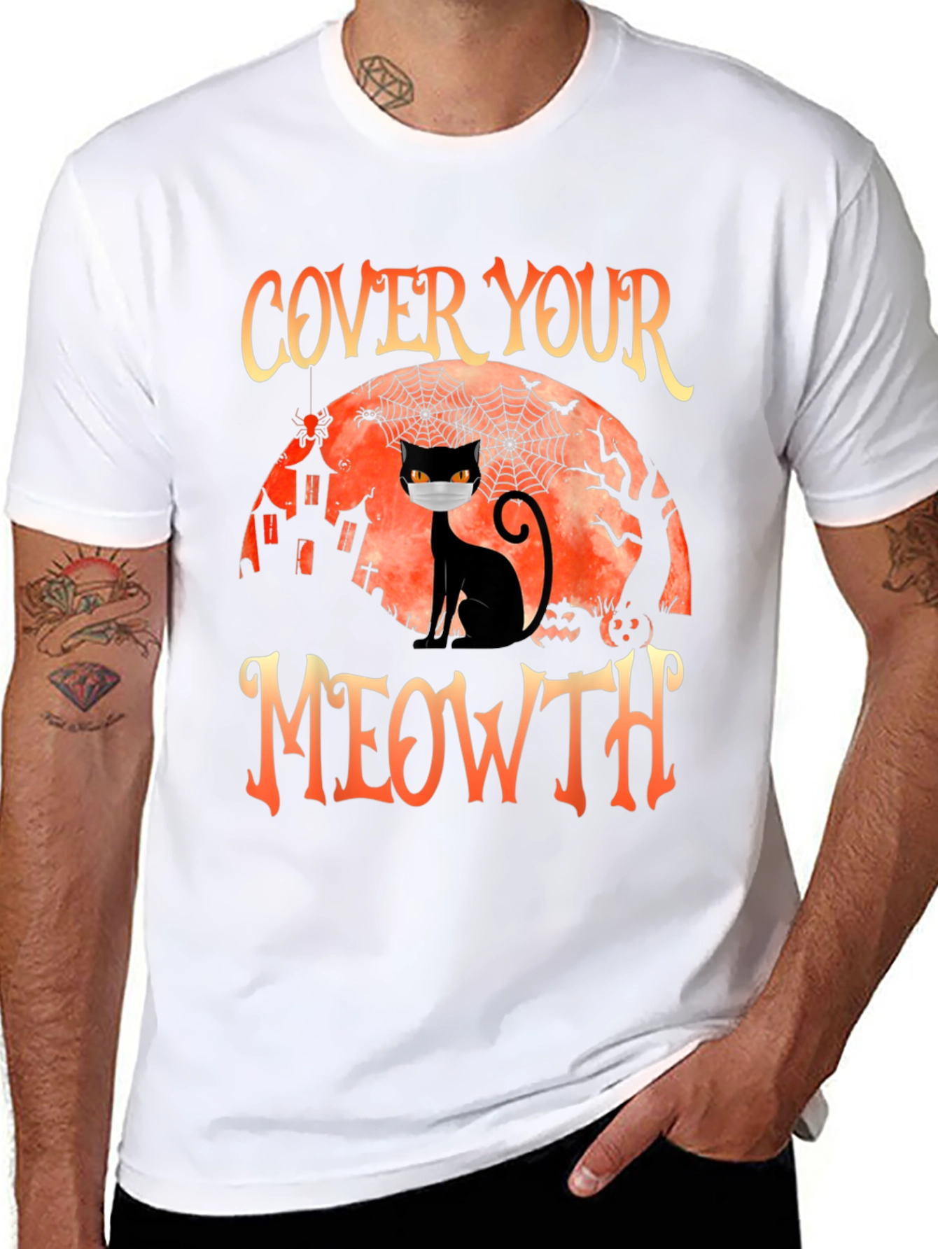 Cover Your Meowth Halloween T-Shirt