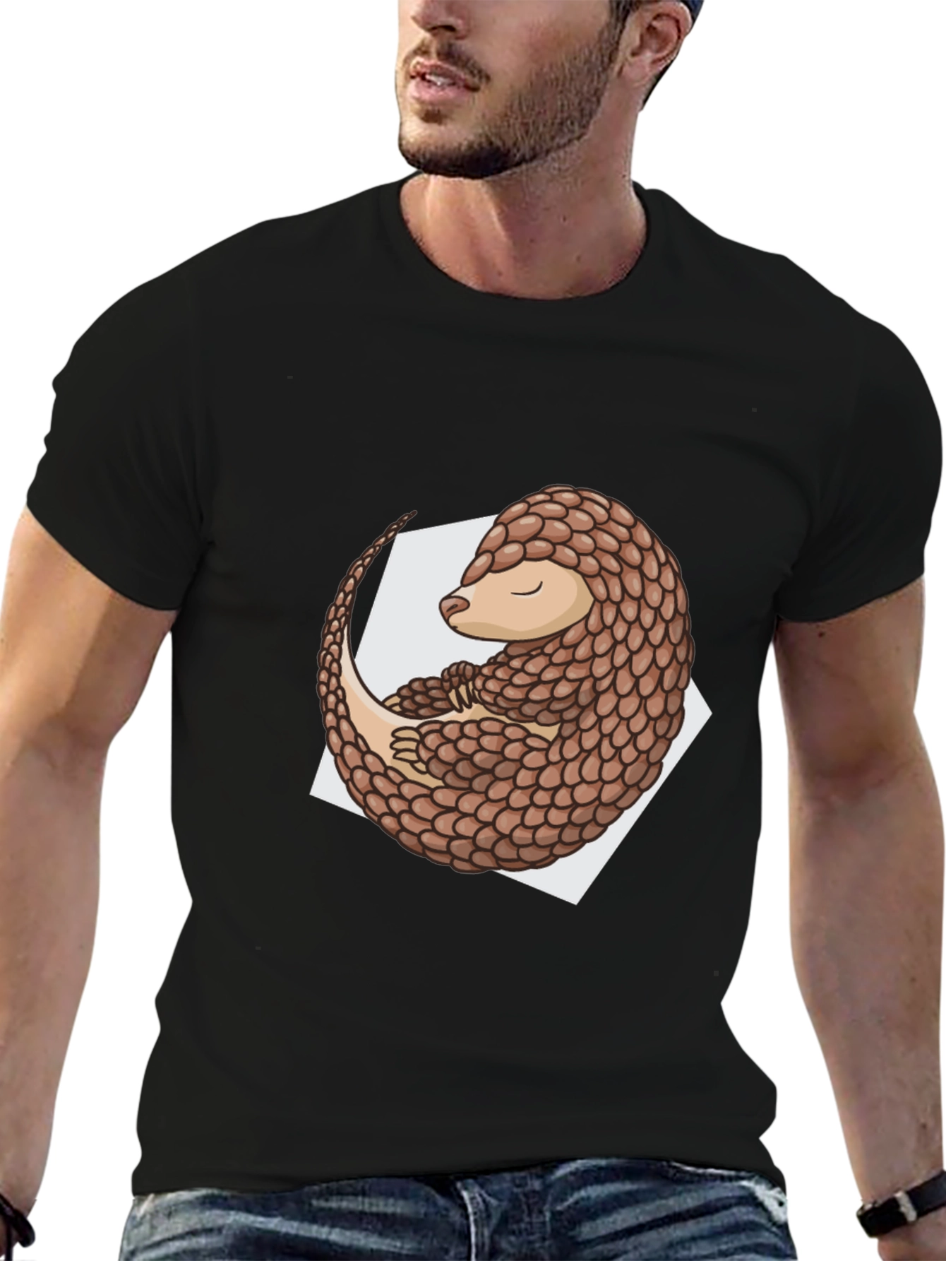 Pangolin Graphic Tee - Unique Animal Lover Shirt