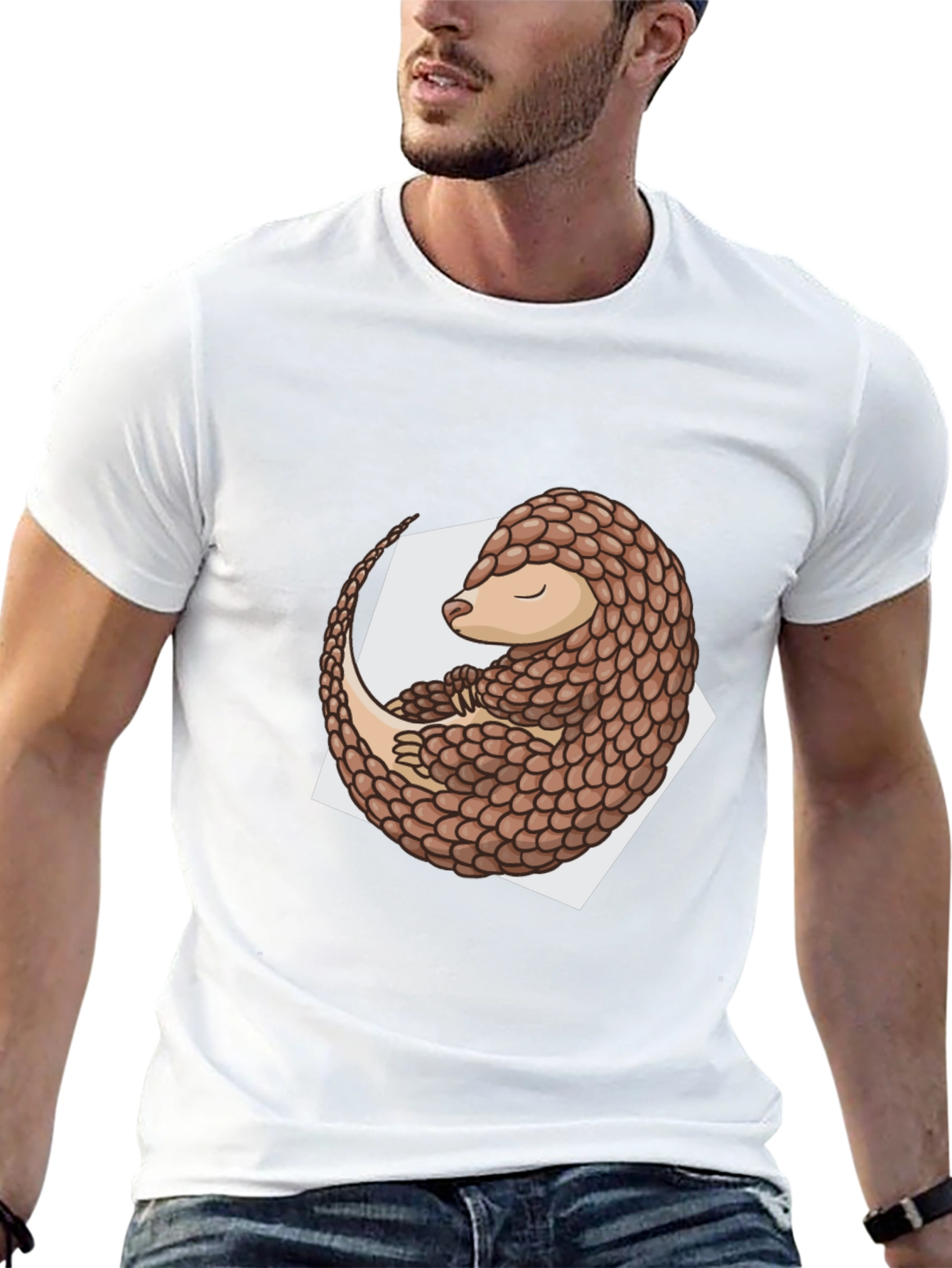 Pangolin Graphic Tee - Unique Animal Lover Shirt