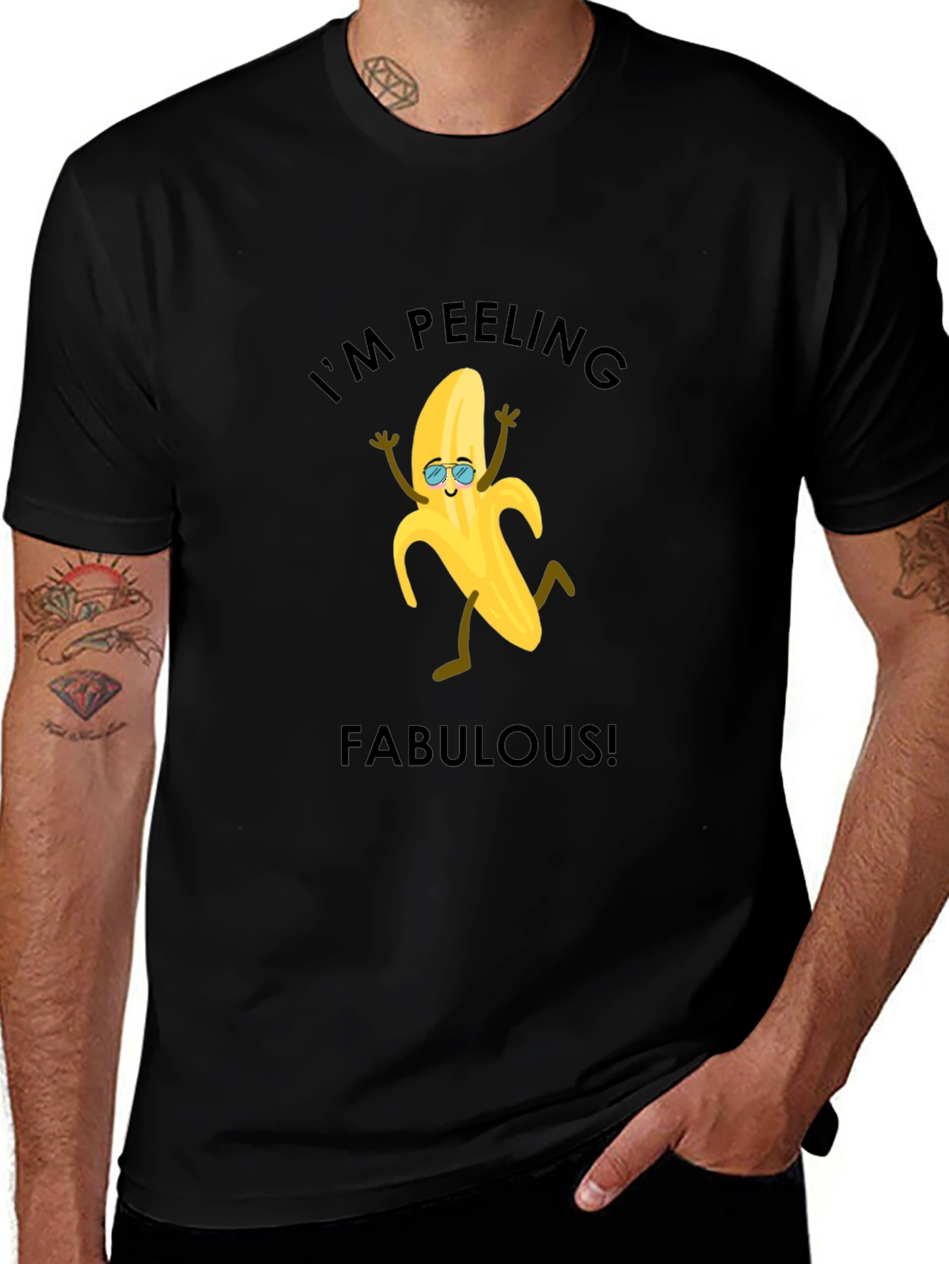 Im Peeling Fabulous T-Shirt - Funny Banana Graphic Tee