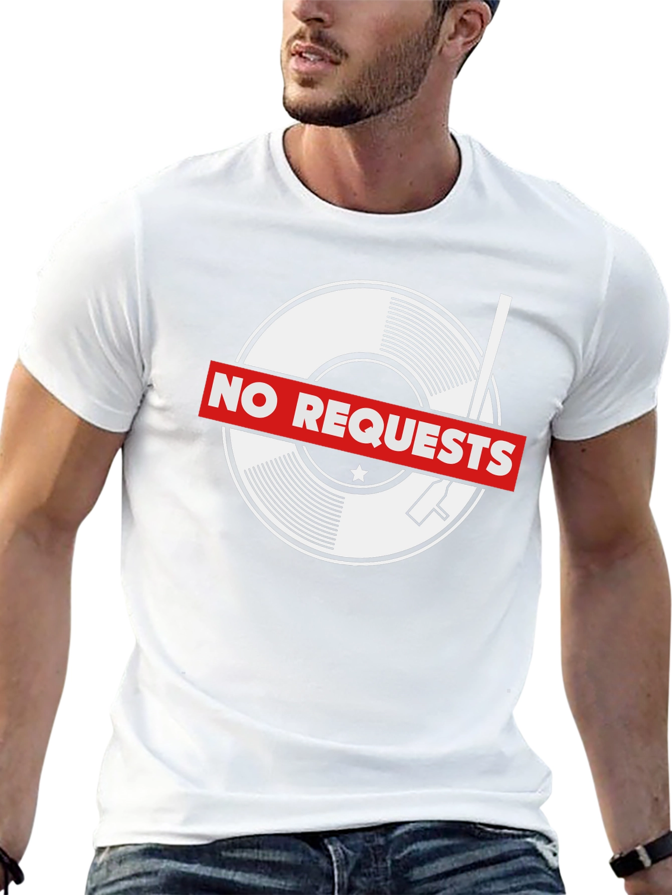 No Requests Graphic Tee - Music Lover T-Shirt