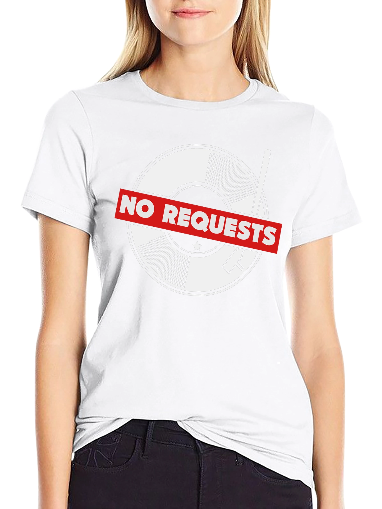 No Requests Graphic Tee - Music Lover T-Shirt