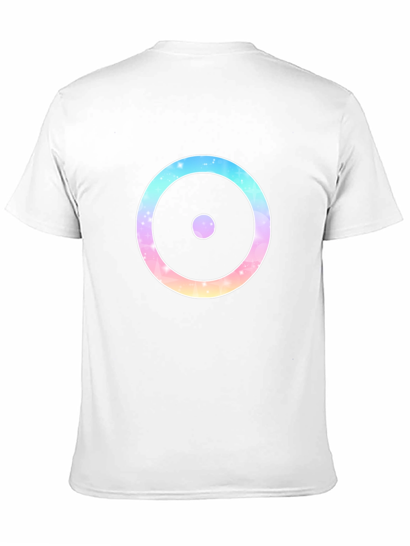 Galaxy Circle Graphic Black T-Shirt