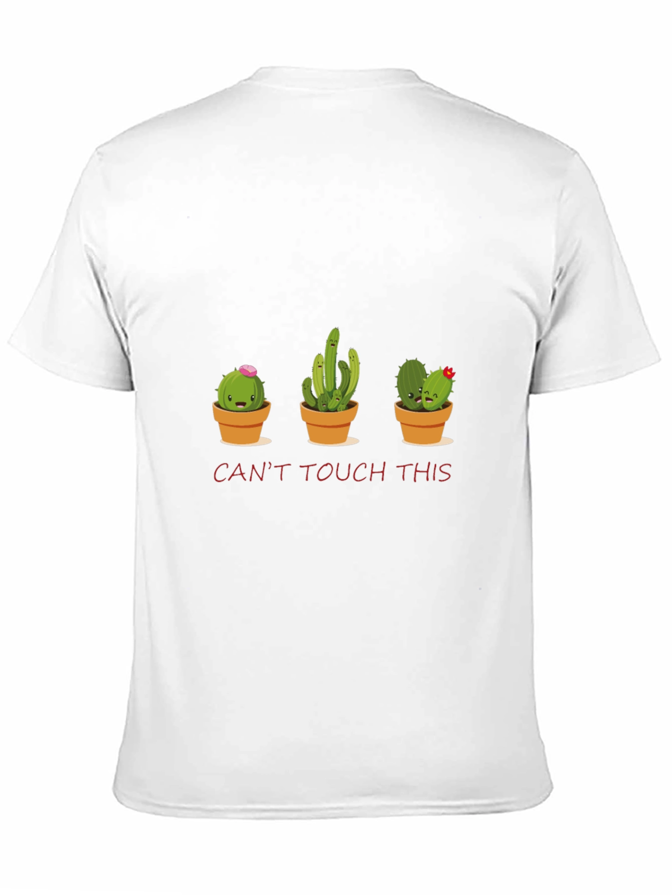 Cute Cactus Graphic Tee - Cant Touch This