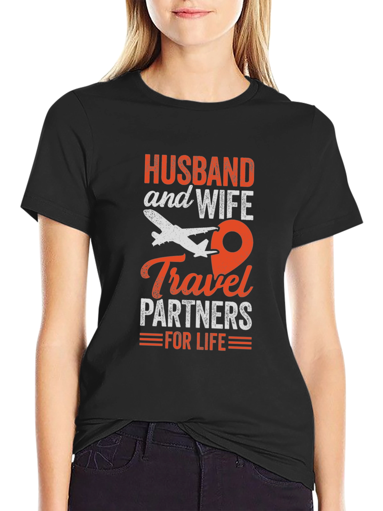 Husband and Wife Travel Partners T-Shirt
