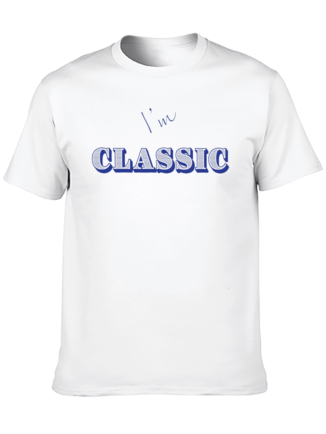 Mens Black Im Classic Graphic Tee