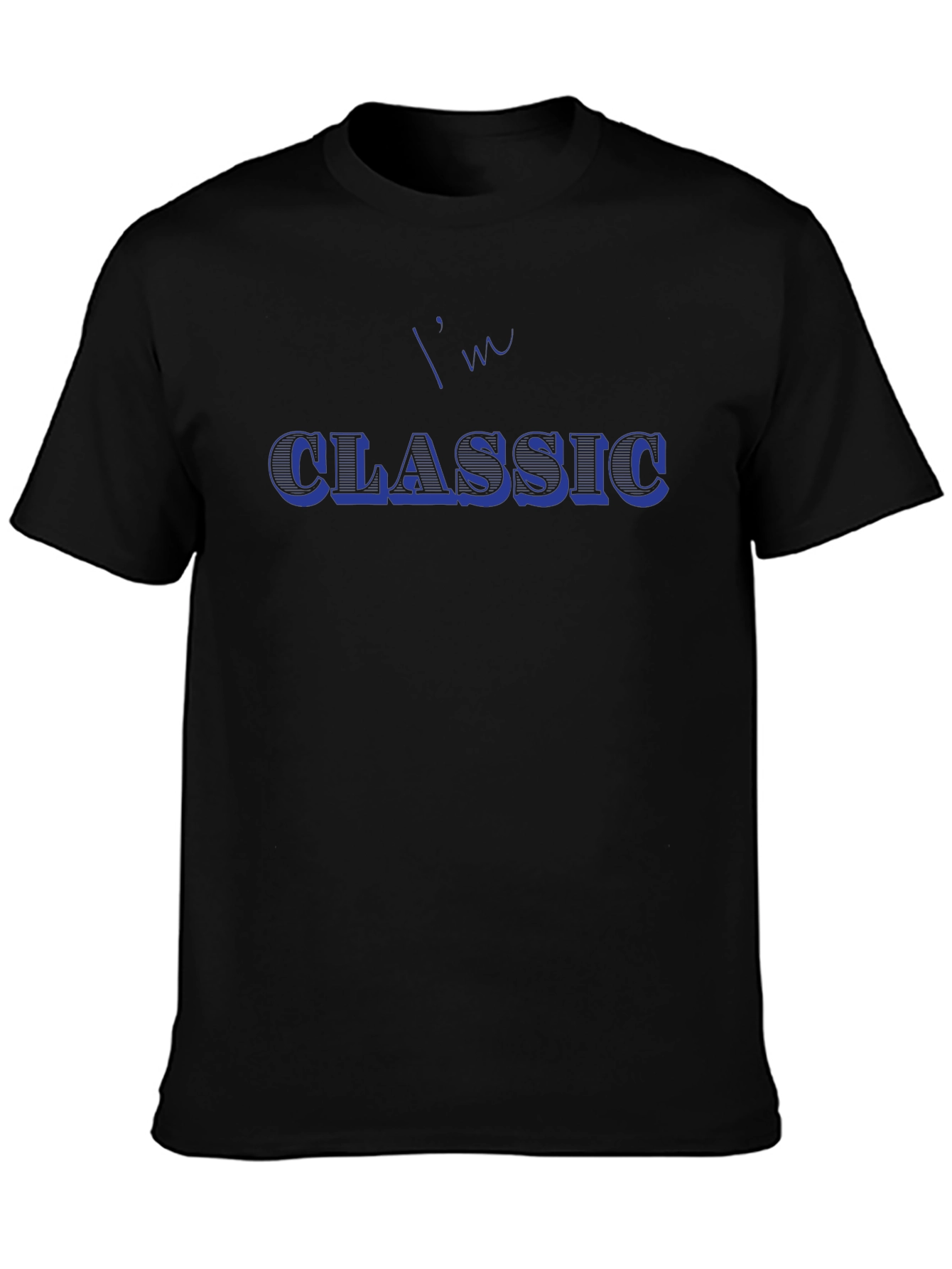 Mens Black Im Classic Graphic Tee