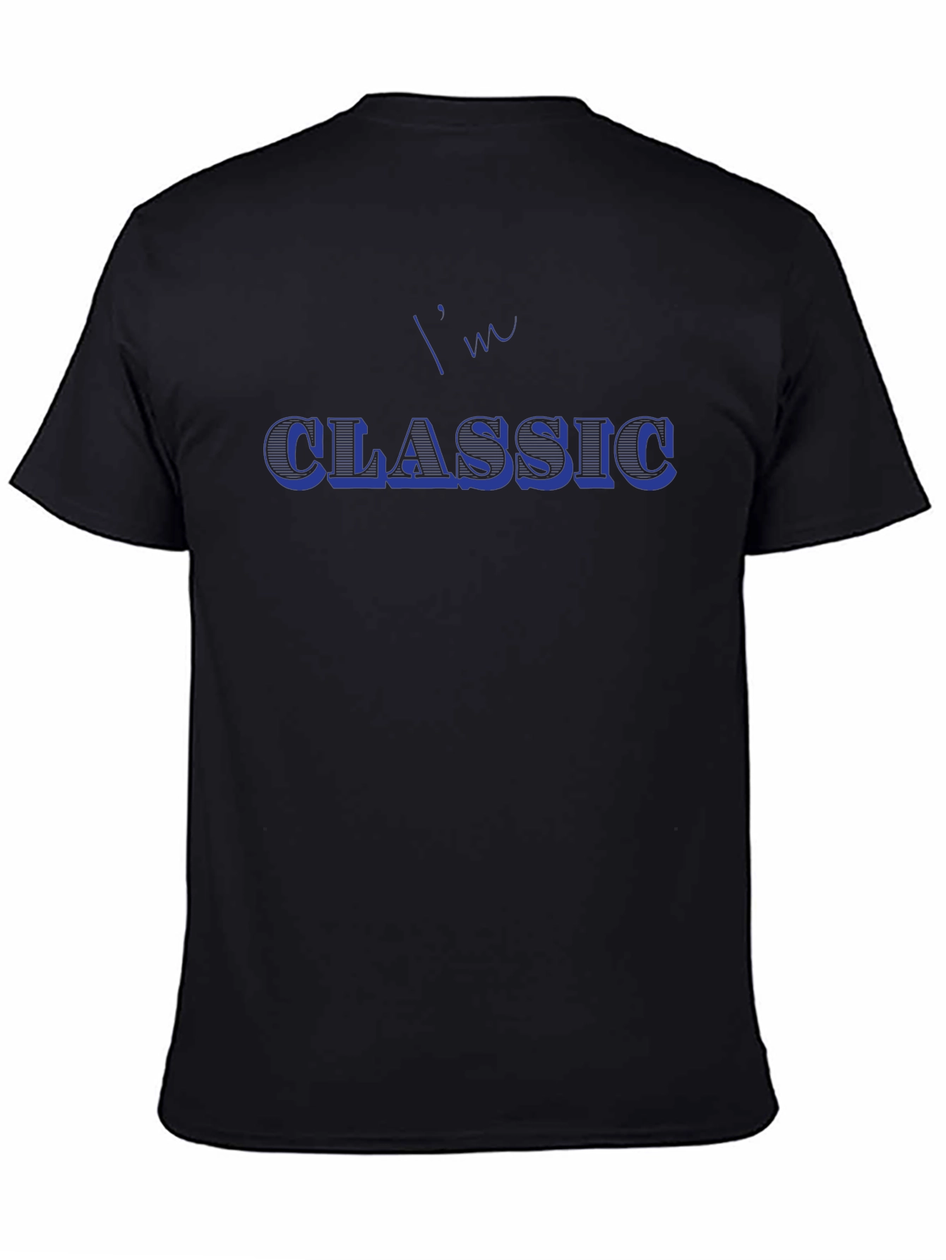 Mens Black Im Classic Graphic Tee