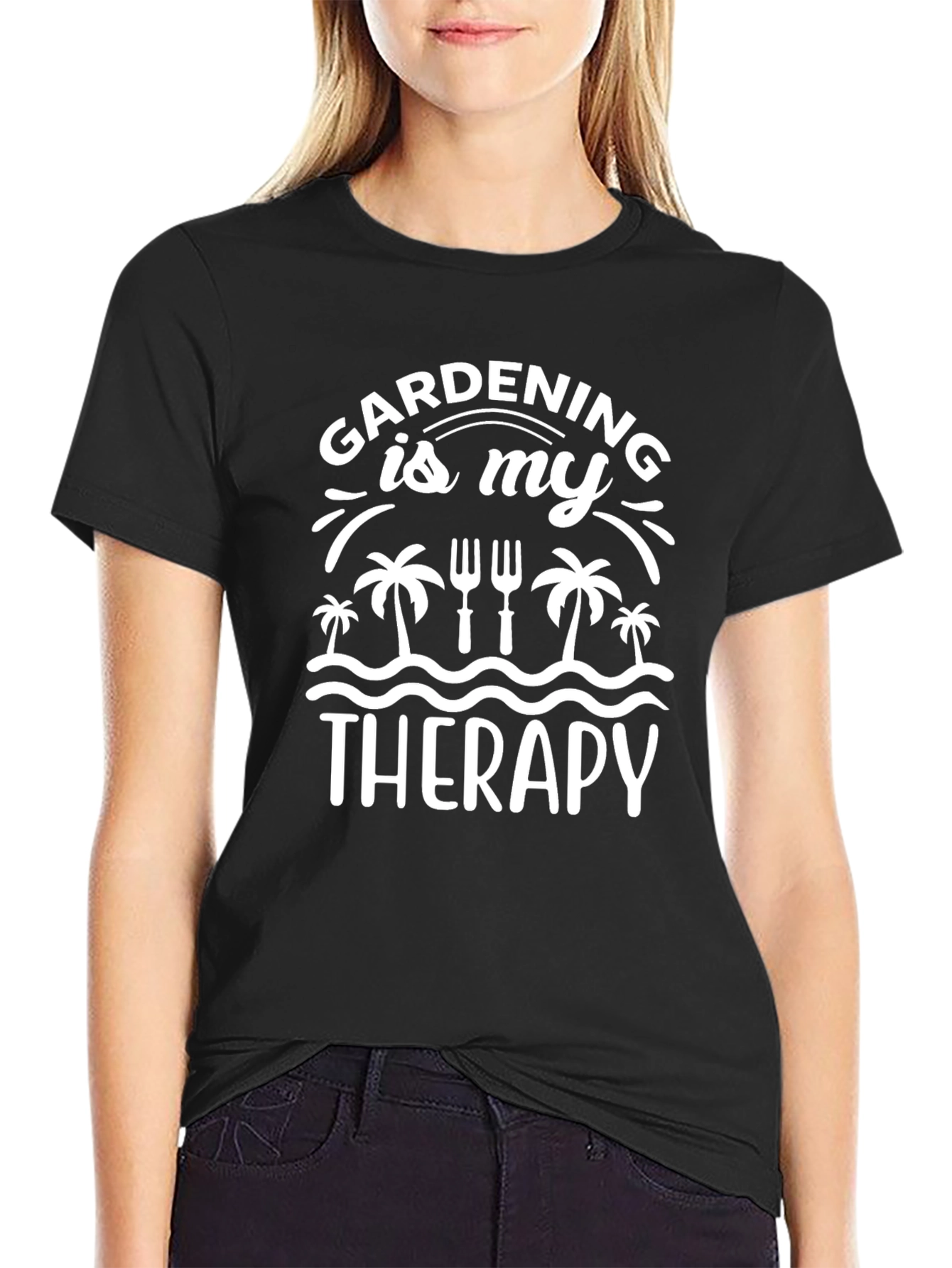 Gardening is My Therapy Graphic Tee