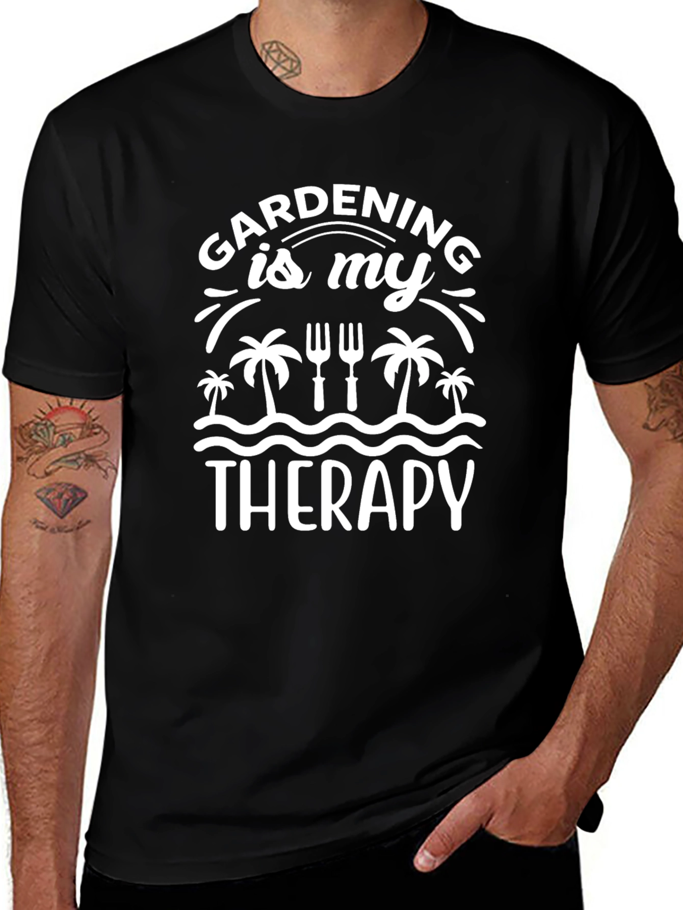 Gardening is My Therapy Graphic Tee