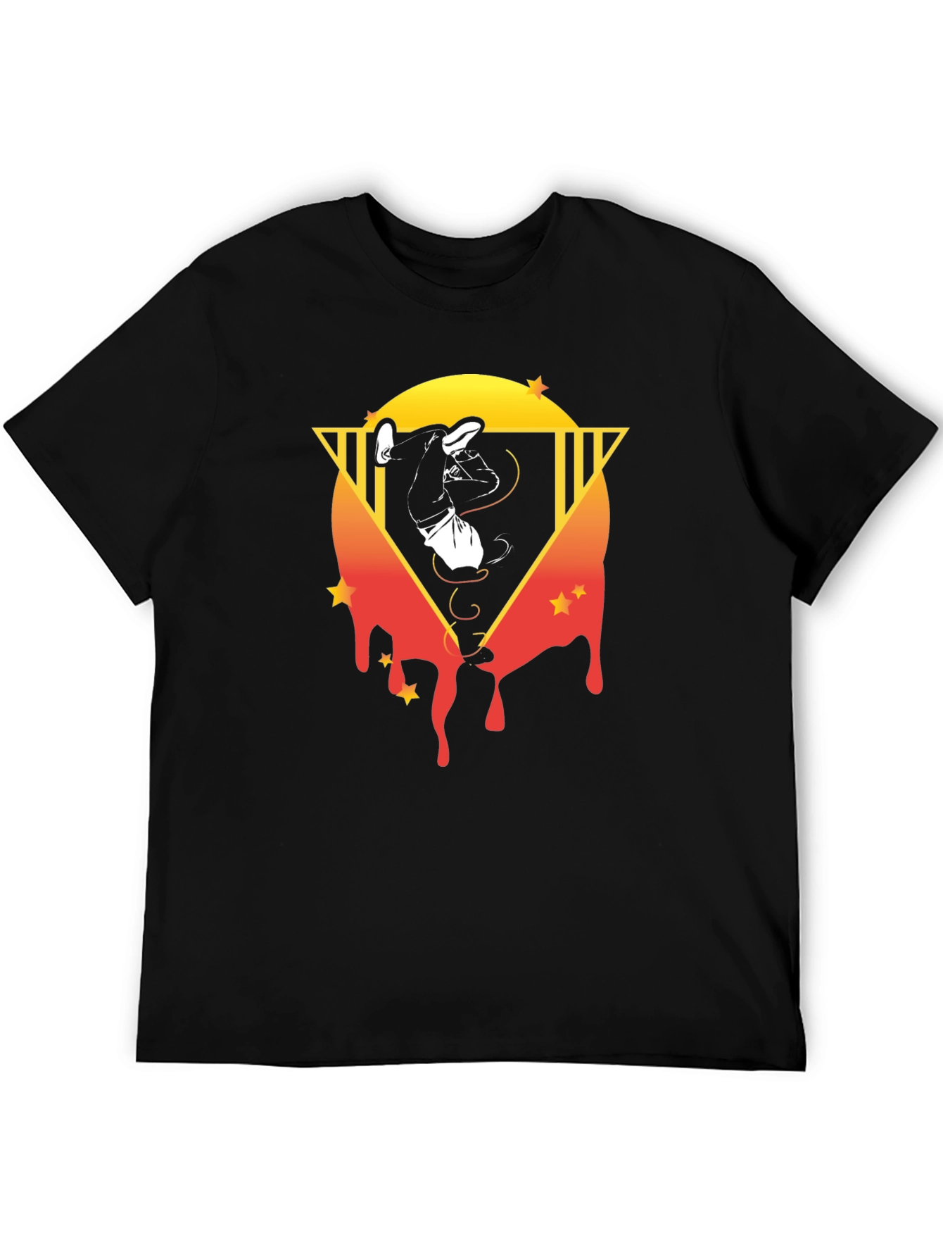 Abstract Breakdancer Graphic Tee