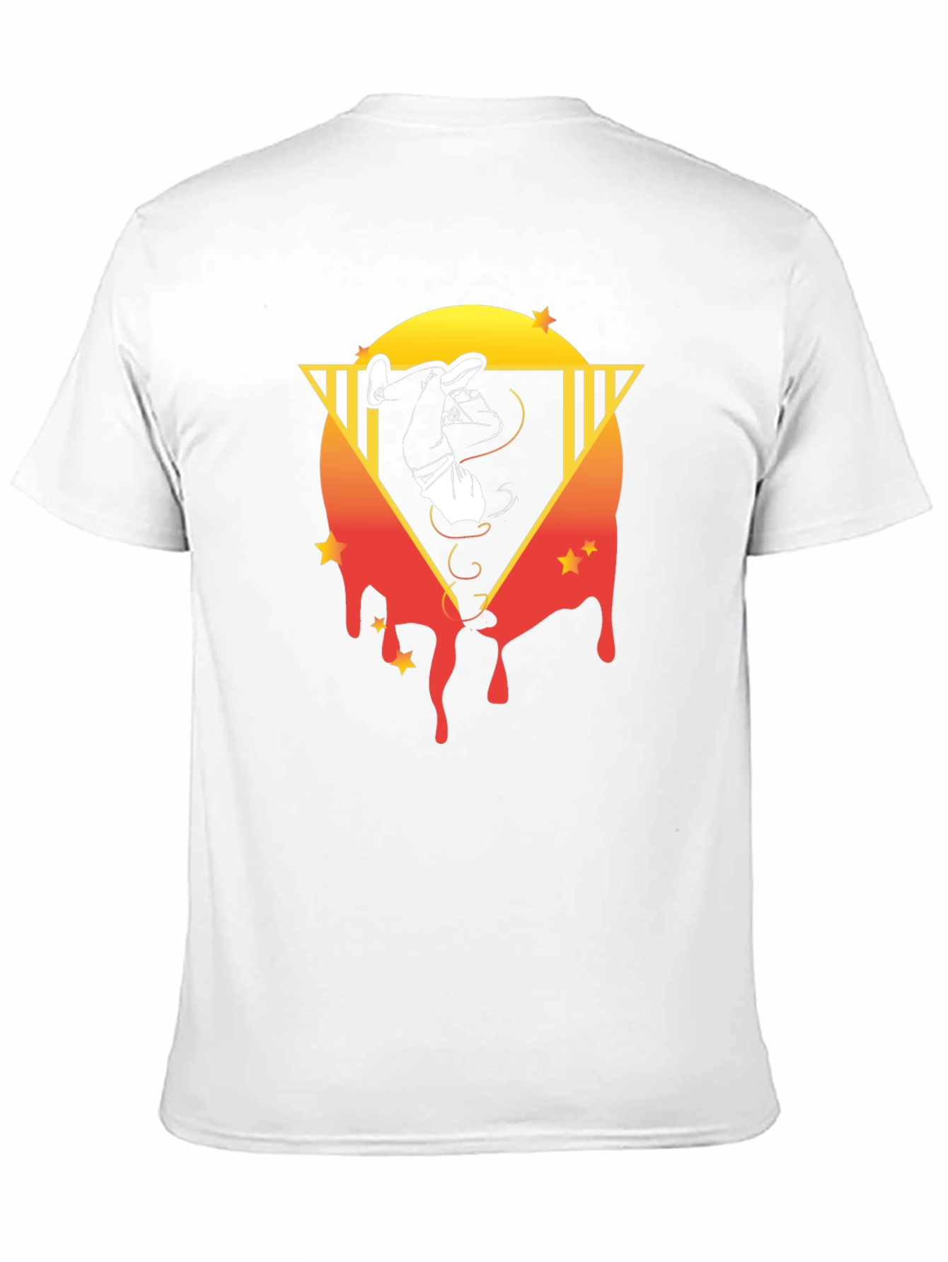 Abstract Breakdancer Graphic Tee