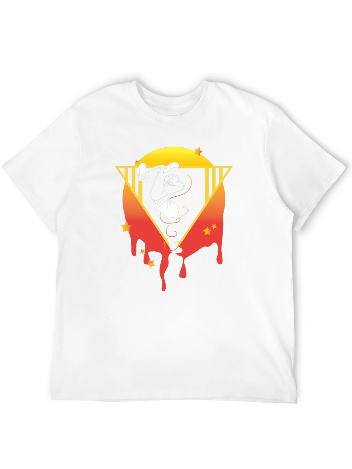 Abstract Breakdancer Graphic Tee