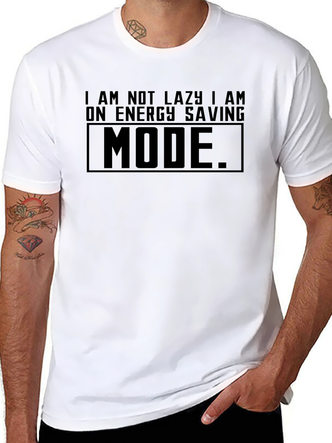 Energy Saving Mode T-Shirt - Funny Graphic Tee