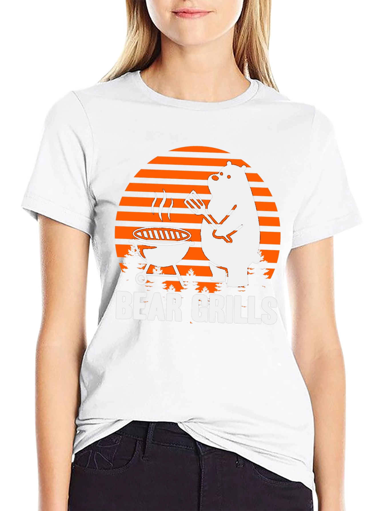 Bear Grills T-Shirt - Funny BBQ Tee