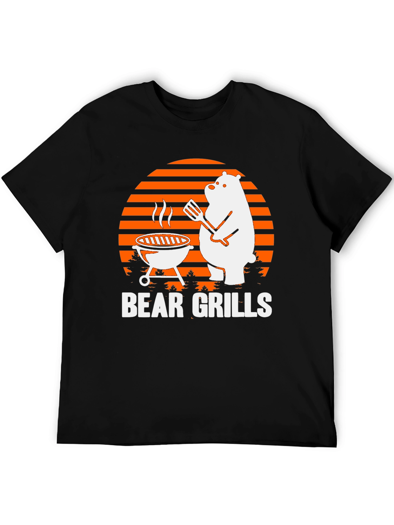 Bear Grills T-Shirt - Funny BBQ Tee
