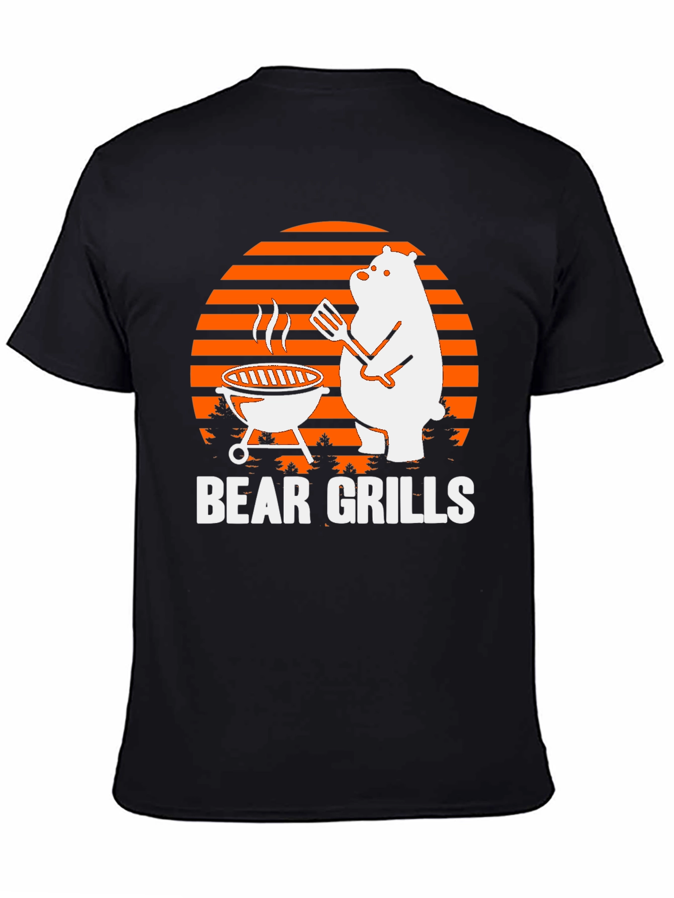Bear Grills T-Shirt - Funny BBQ Tee