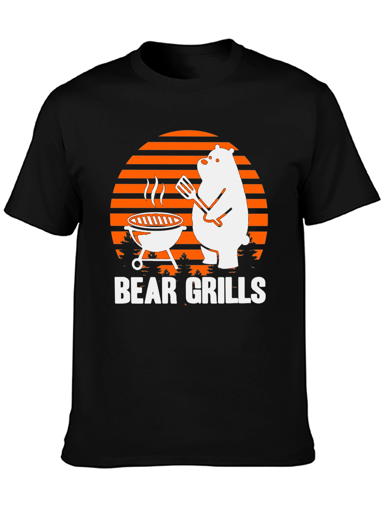 Bear Grills T-Shirt - Funny BBQ Tee