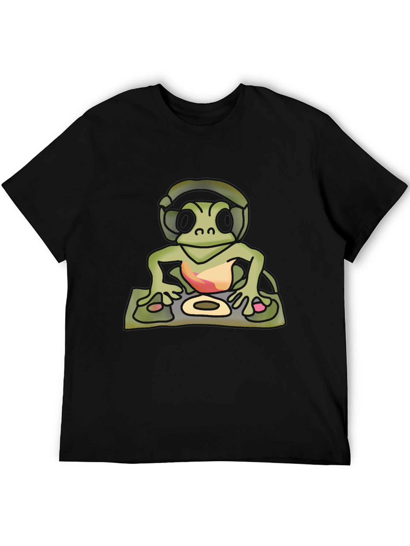 DJ Turtle Graphic T-Shirt