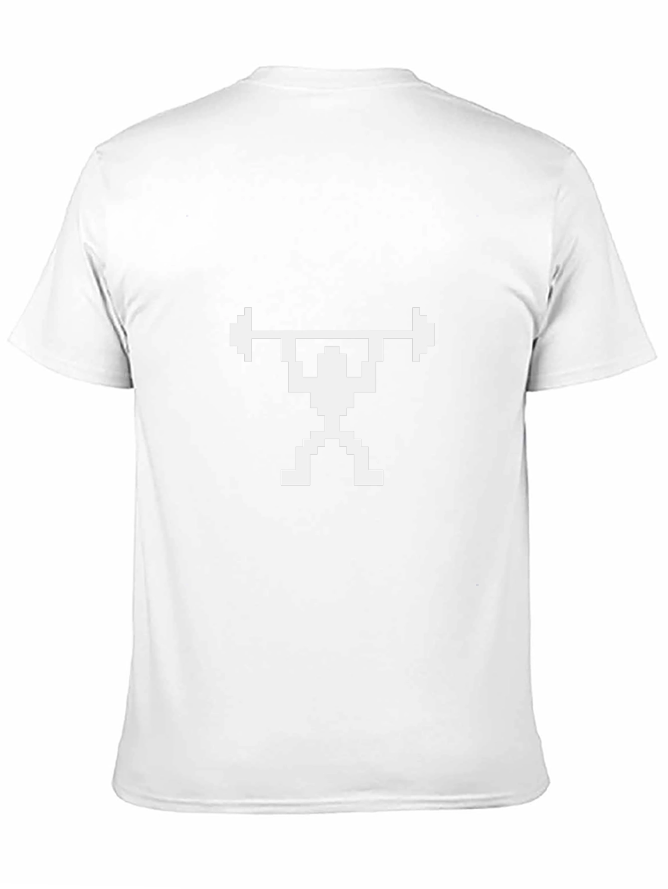 Pixel Lifter Black T-Shirt - Weightlifting Retro Style